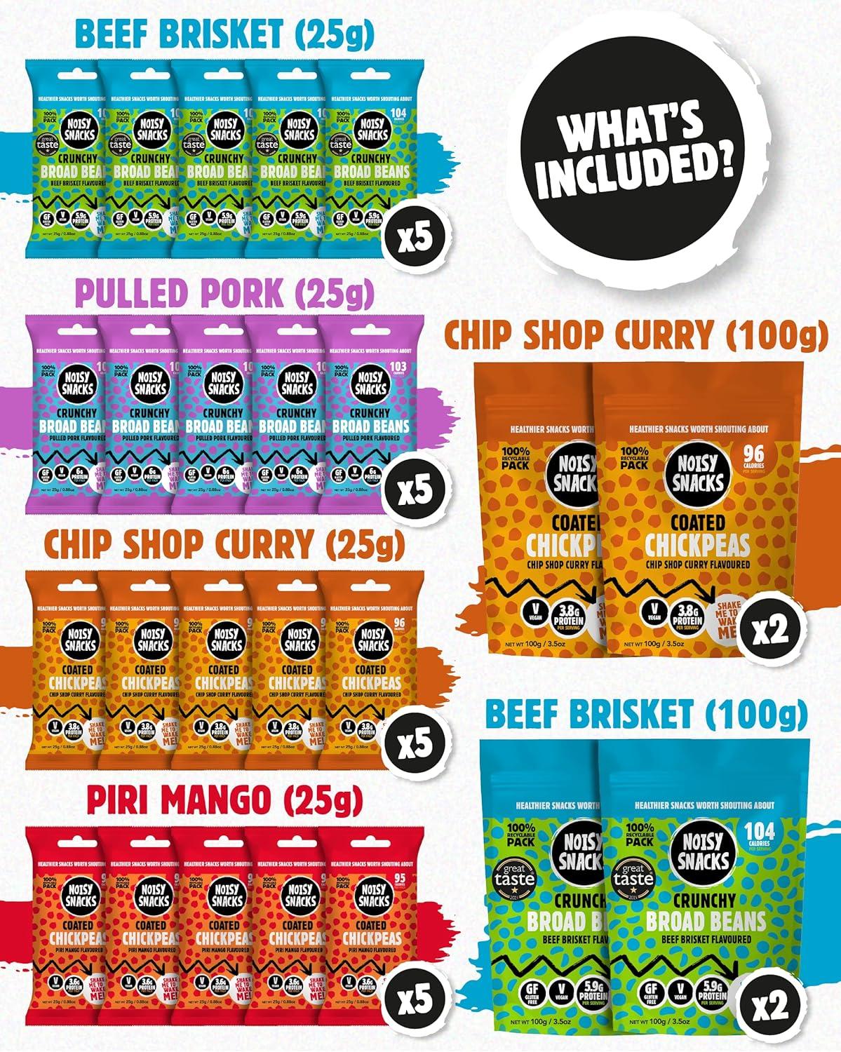 Healthy Snacks Hamper Boombox Variety Box by Noisy Snacks Roasted