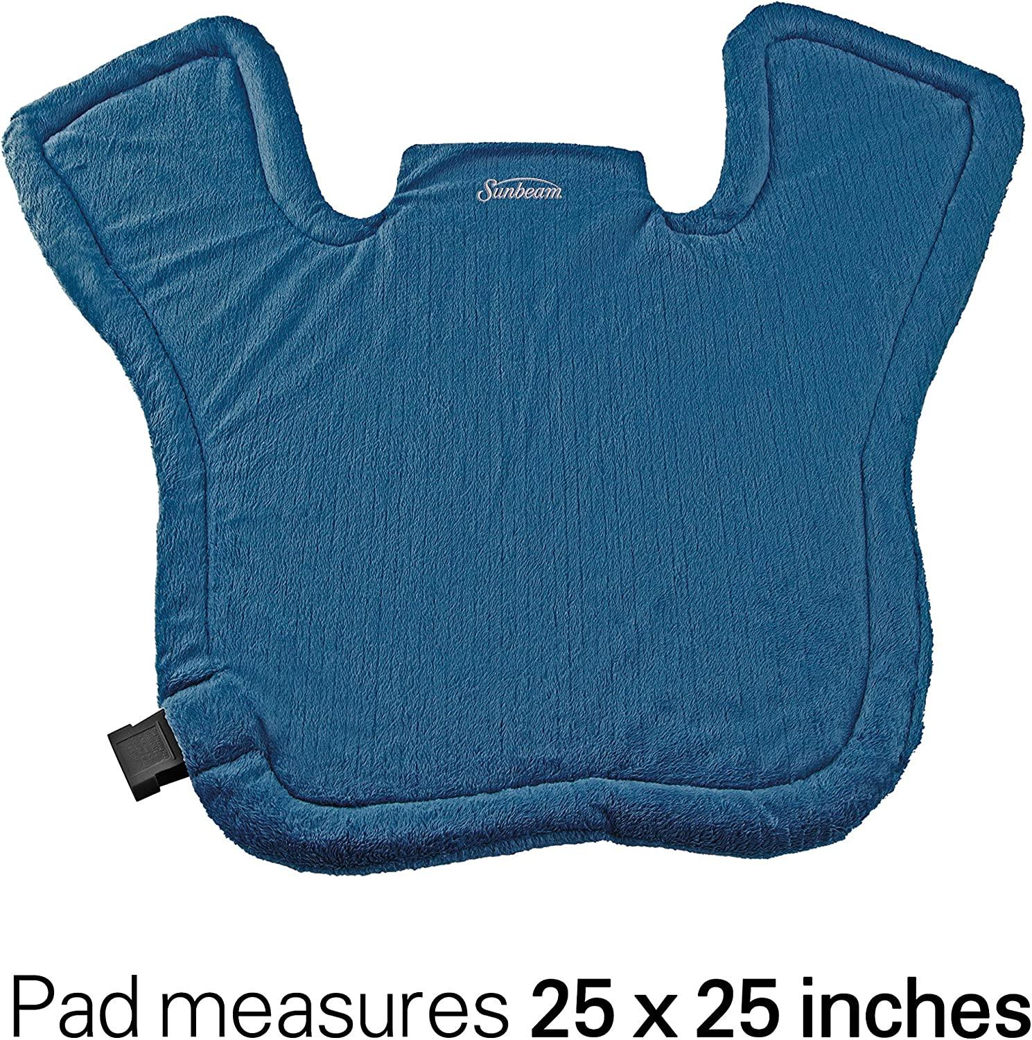 Sunbeam Heating Pad for Neck & Shoulder Pain Relief, XL Renue, 4 Heat
