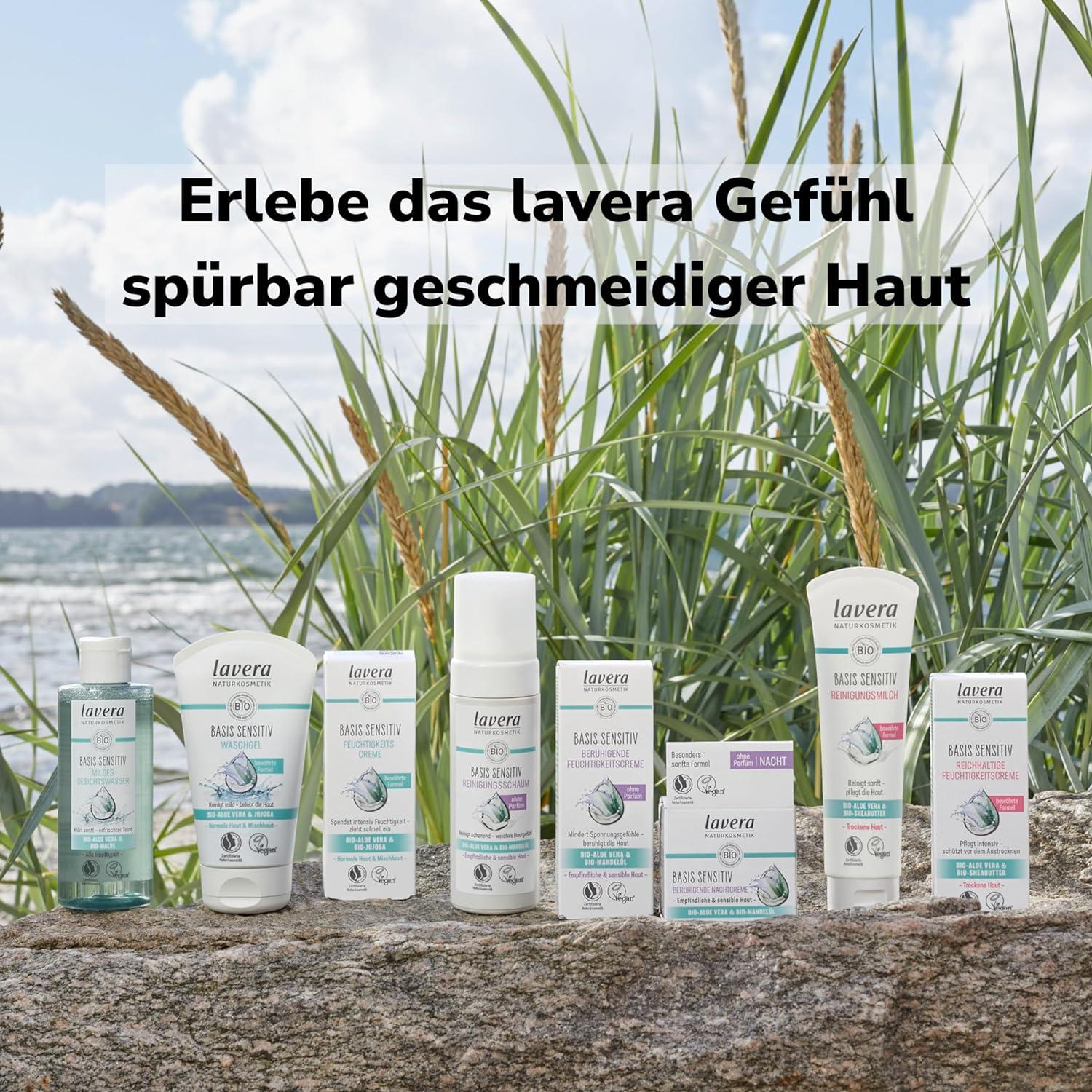 Lavera Base Sensitive Washing Gel - Revitalizing Facial Wash with Organic Aloe  Vera & Jojoba | Natural Vegan & Gentle Cleanser (125ml) | Buy Now with  Express International Delivery | GoSupps.com