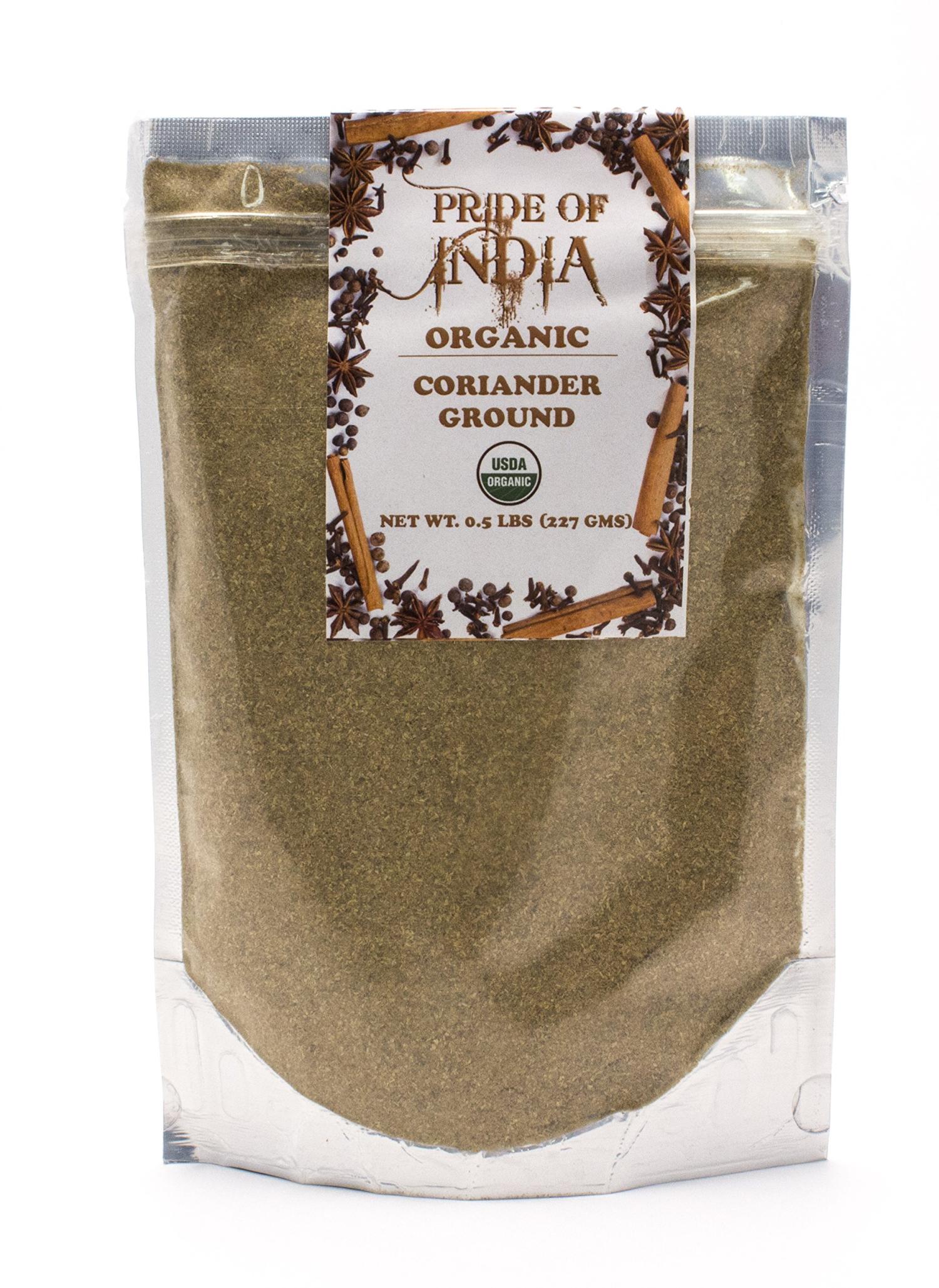 Pride of India Coriander Seed Ground Authentic Indian Spice Freshly