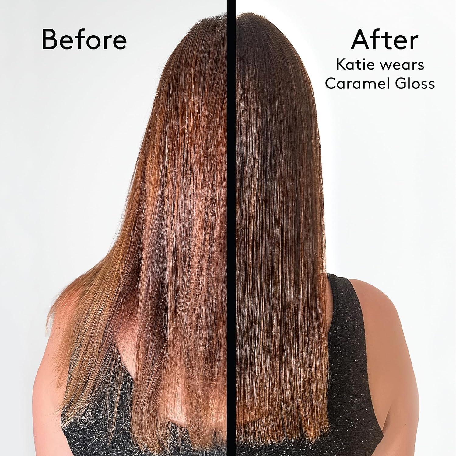 Josh Wood Hair Gloss (Caramel) Semipermanent gloss refreshes and