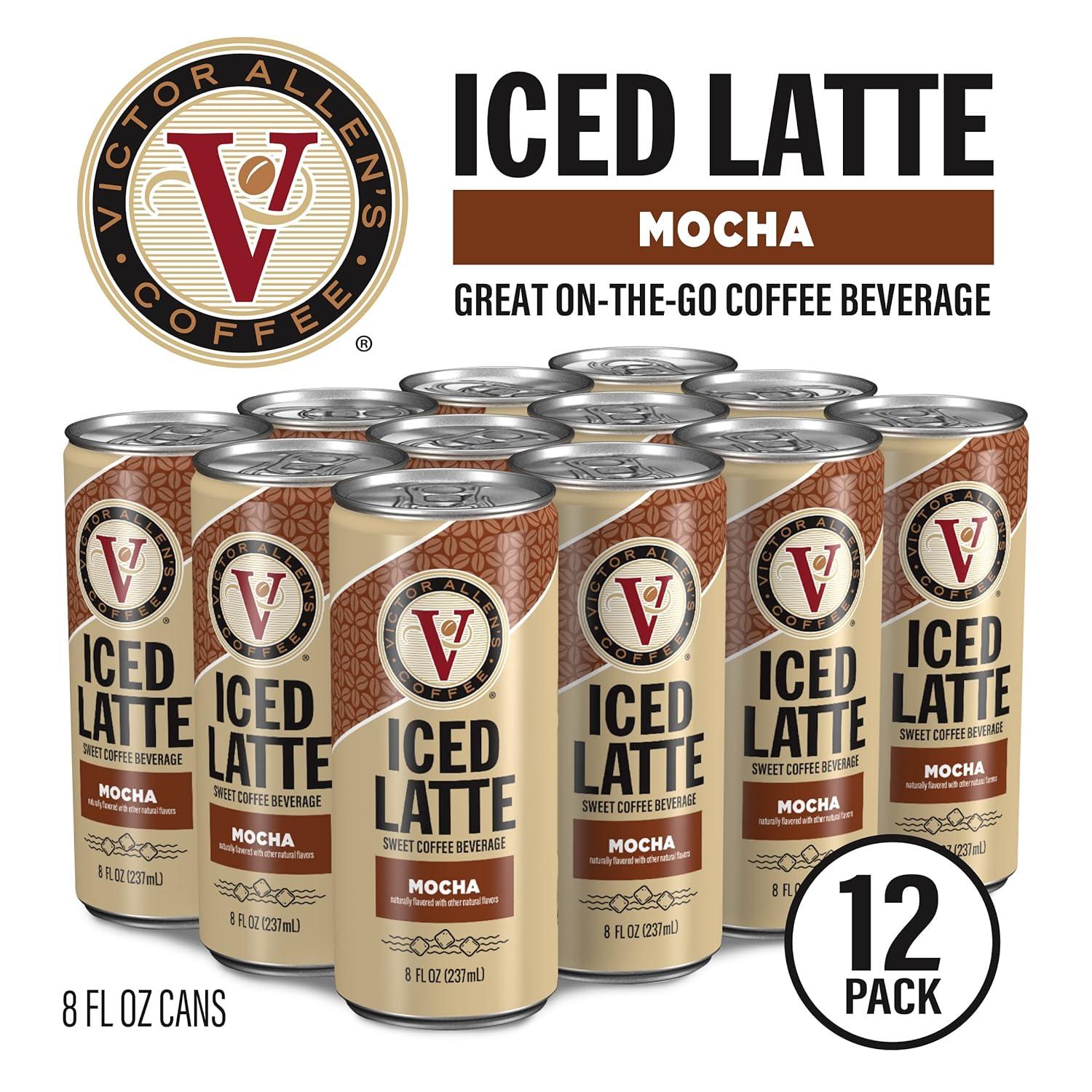 Victor Allen's Coffee Mocha Latte Ready to Drink 12 Pack 8oz
