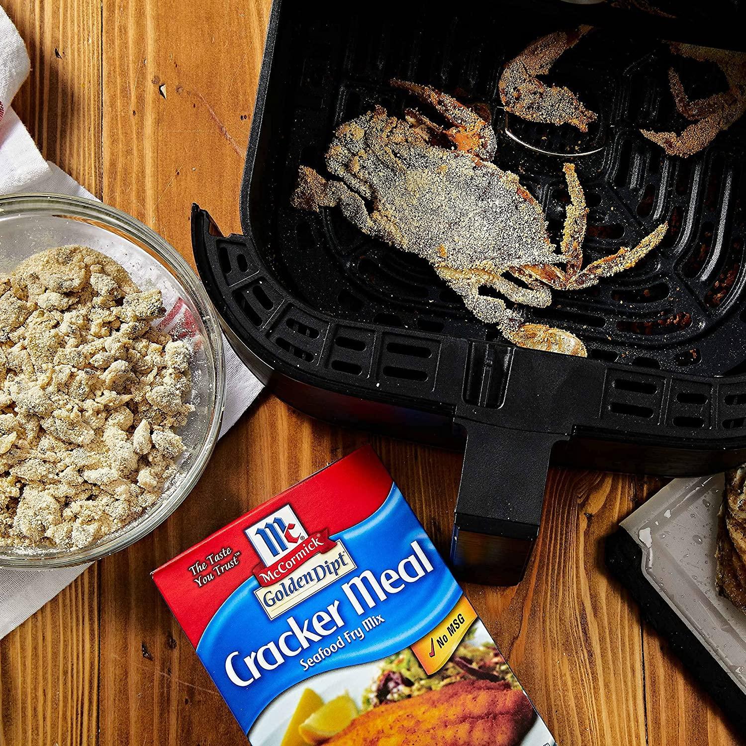 McCormick Golden Dipt Seafood Fry Mix, 10 oz (Pack of 8) Cracker Meal