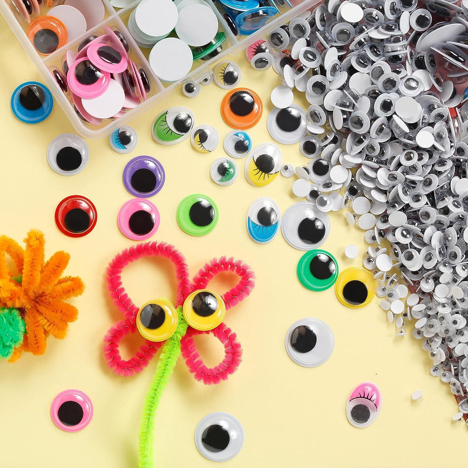 730 Pieces Wiggly Googly Eye Self-adhesive Sticky DIY Handmade Eyes  Workshop Children Toys Crafts Art Accessories - AliExpress