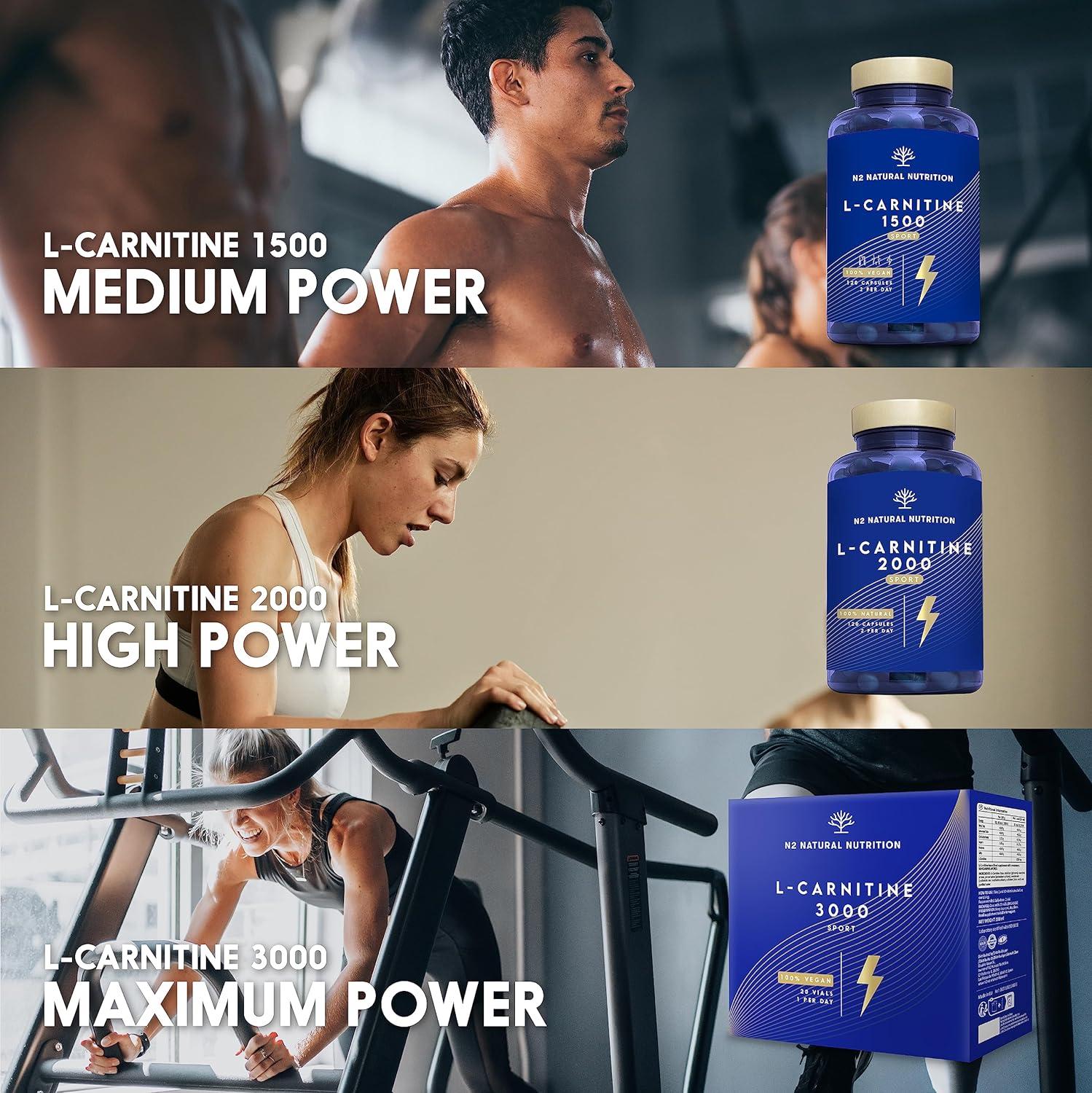 N2 Natural Nutrition L Carnitine 2000: High Concentration Energy Pills for Sports Performance & Muscle Recovery - 2 Months Supply | Buy Now with Express International Delivery | GoSupps.com N2 Natural Nutrition L Carnitine 2000: High Concentration Energy Pills for Sports Performance & Muscle Recovery - 2 Months Supply | Buy Now with Express International Delivery | GoSupps.com
