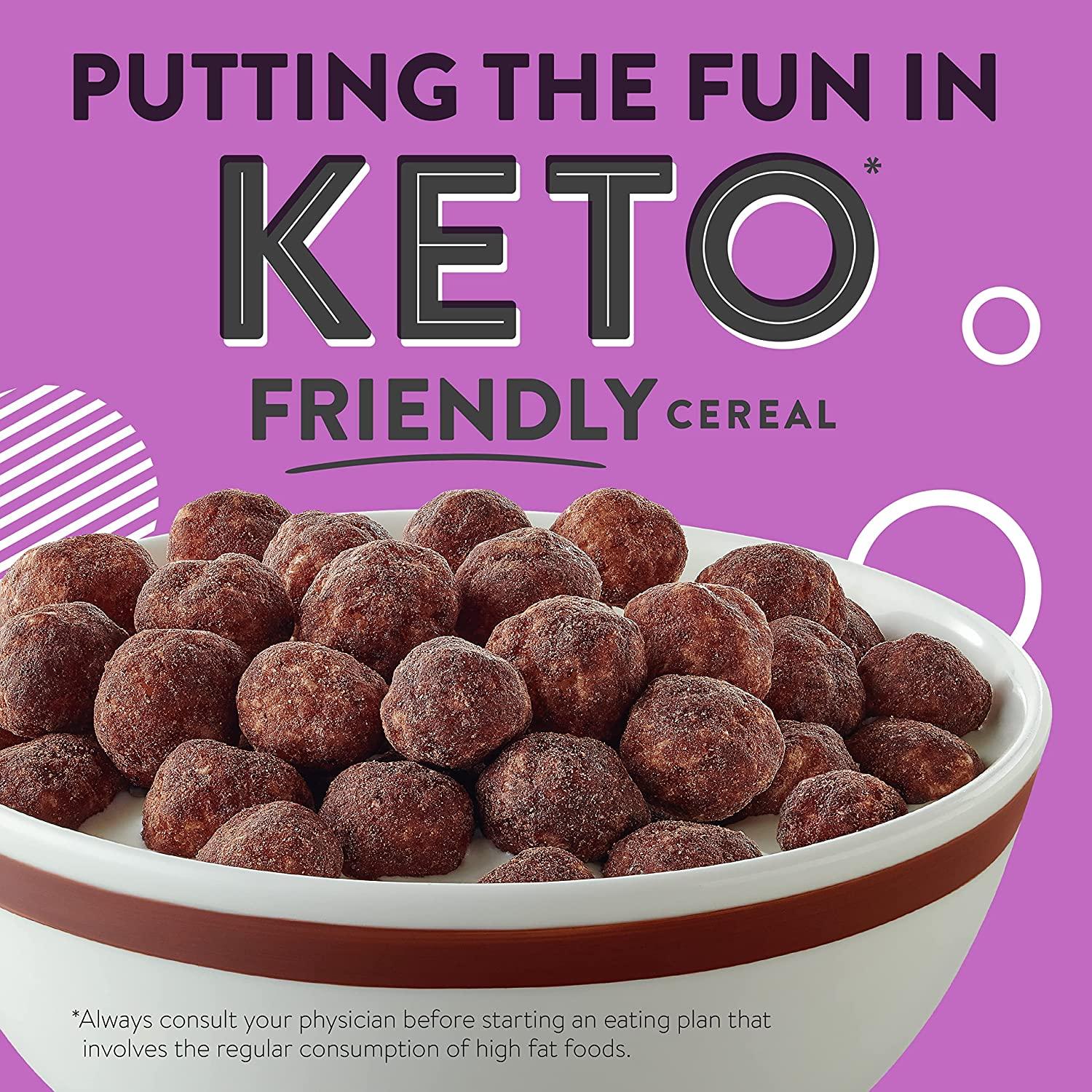 Chocolate Wonderworks Keto Friendly Breakfast Cereal, Keto Friendly