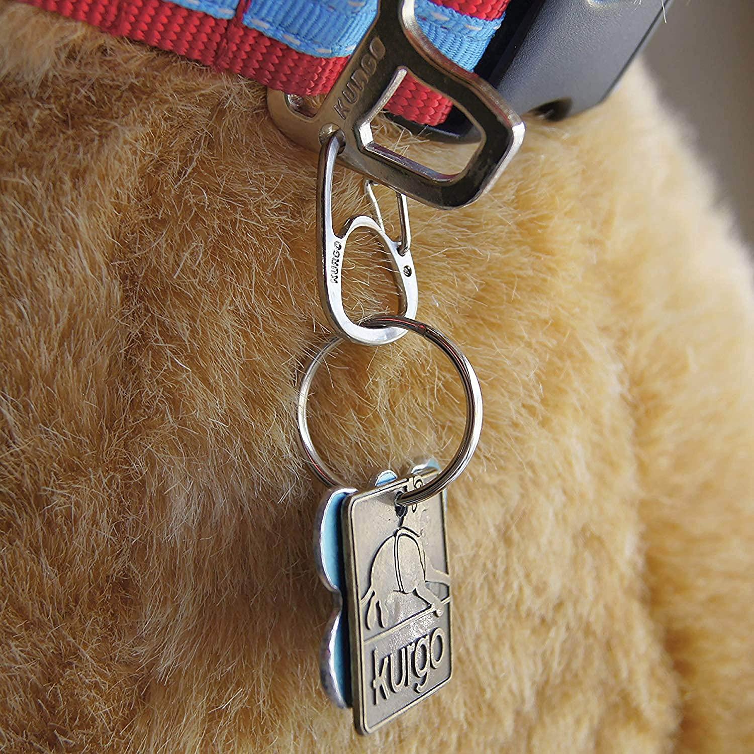 Kurgo Clip for Dog Tags, Dog Tag Clip, Rings for Dog Tags
