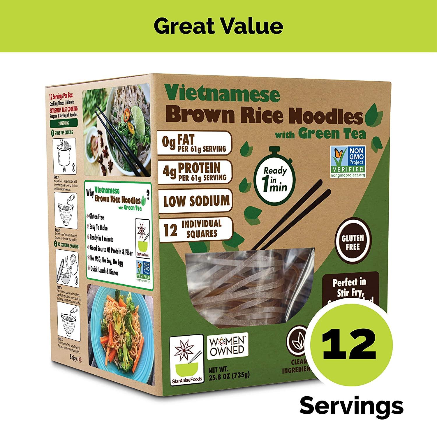 Rice Noodles, Brown Rice Noodles, Ramen Noodles Alternative, NonGMO