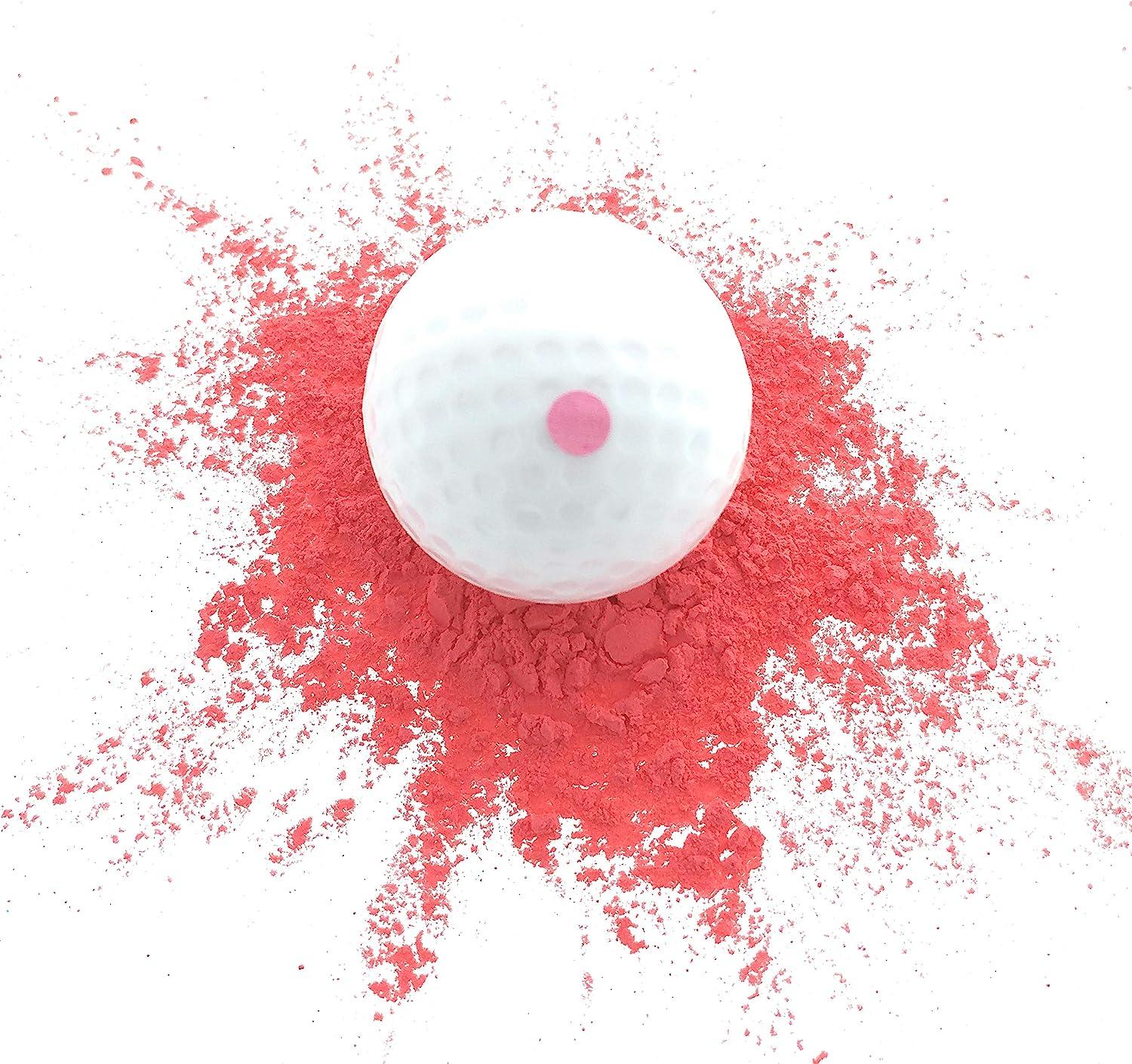 Essential Values Exploding Golf Balls (4 Balls) Gender Reveal Golf Ball