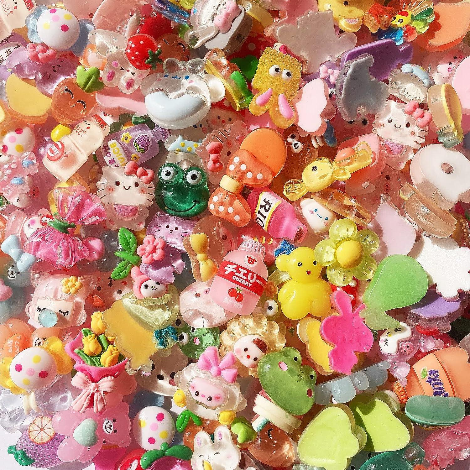 Mr. Pen- Slime Charms, 100 Pcs, Resin Charms, Charms for Slime, Cute Charms, Kids Unisex, Size: One size, Other