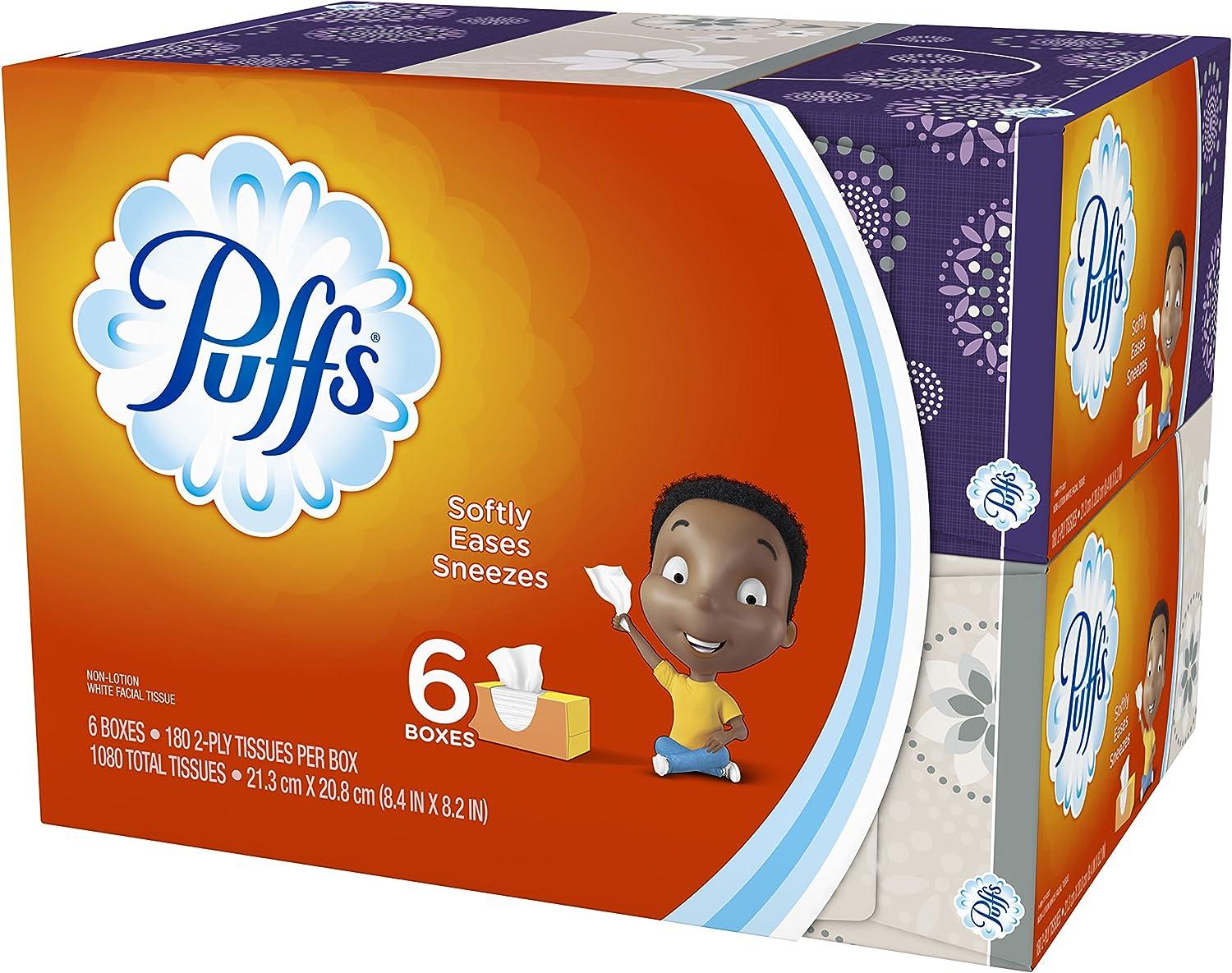 Puffs tissue sales box