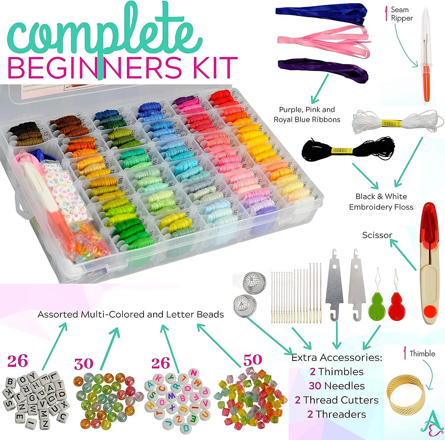 Friendship Bracelet String Kit 276pcs Embroidery Floss and