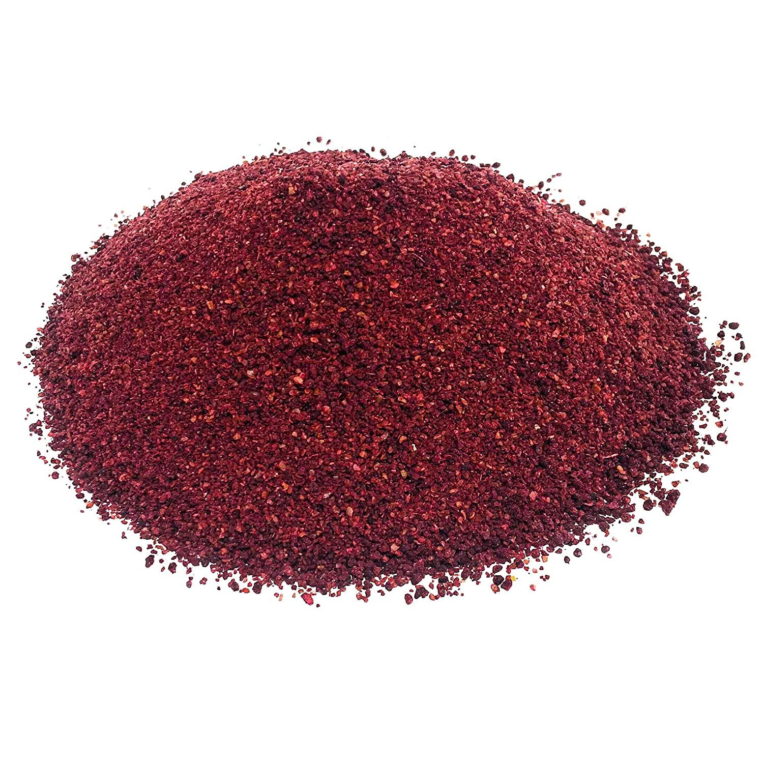 Tazah Sumac Spice 16oz Ground Sumac Seasoning Jordanian Sumac 1 Pound Jar 1 Pound (Pack of 1)