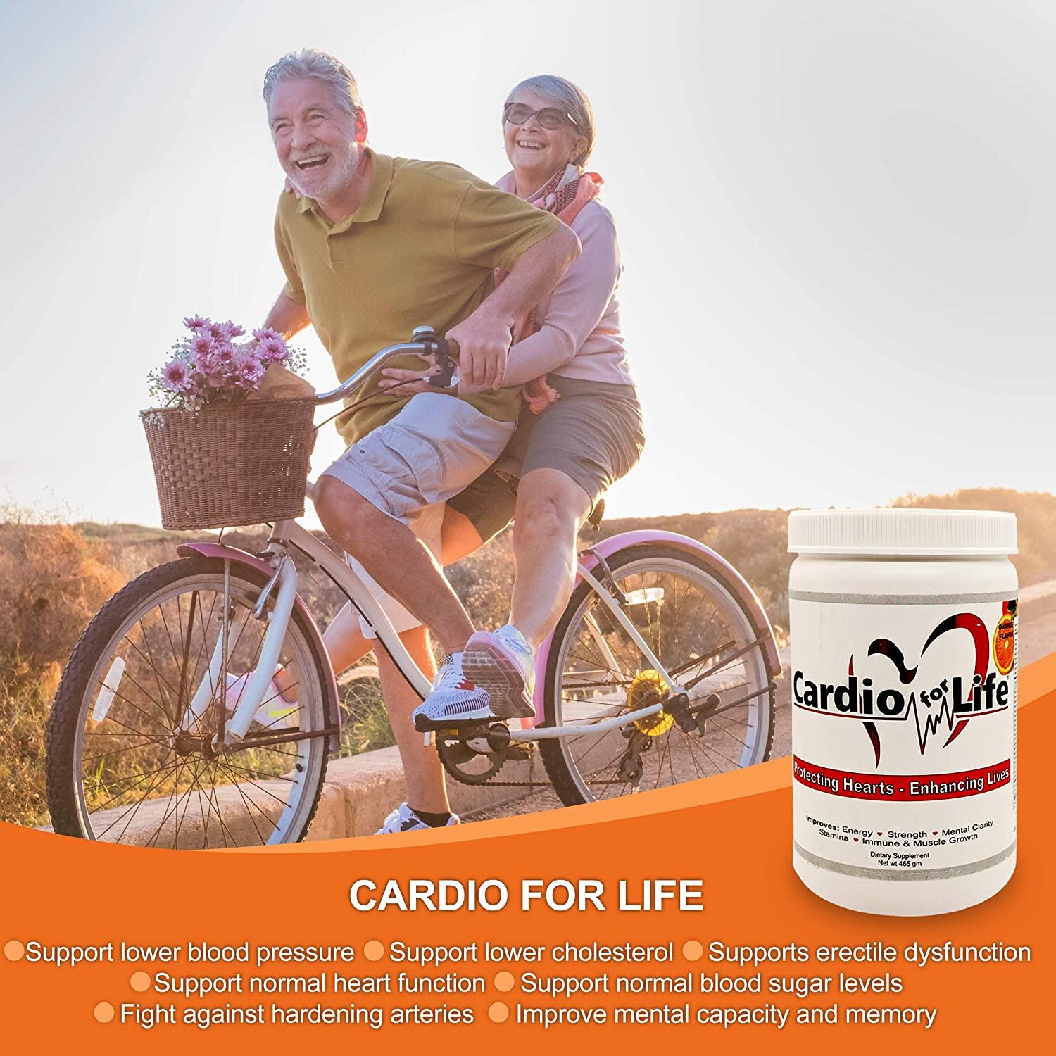 Cardio for Life LArginine Powder 16oz Orange Natural Nitric Oxide