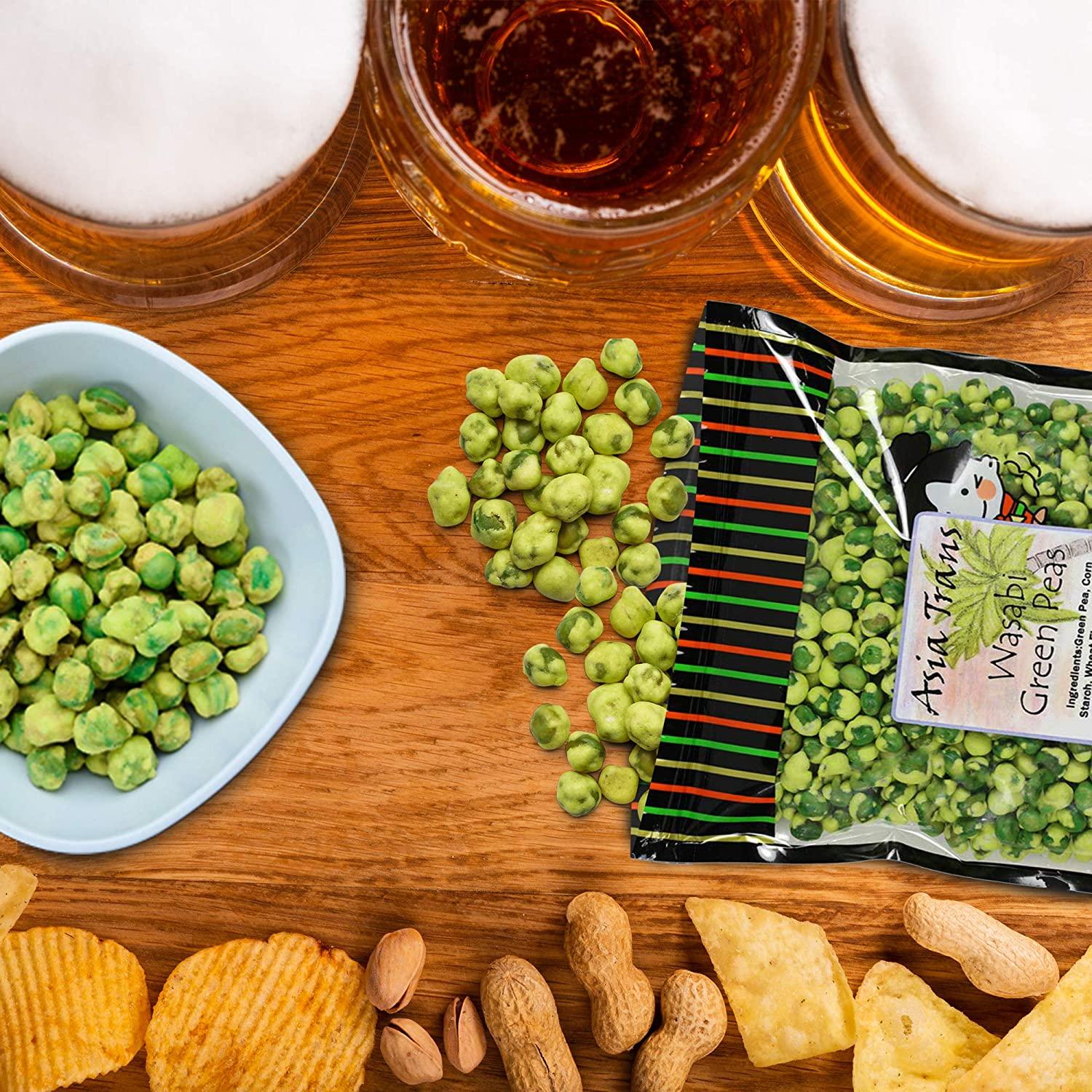 Roasted Wasabi Hot Green Peas