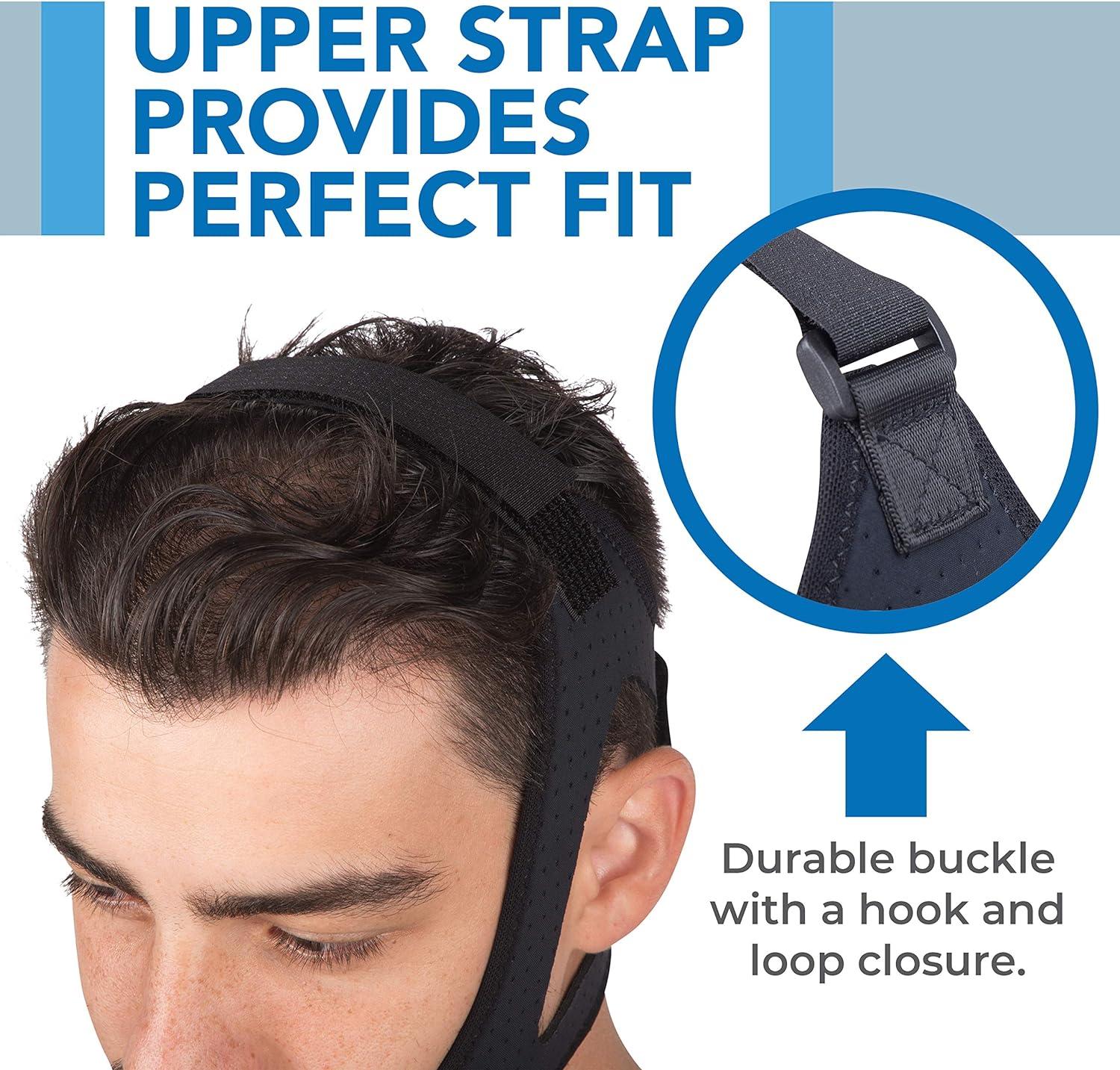 Sleep Legends Anti Snoring Chin Strap for Dry Mouth CPAP Users & More