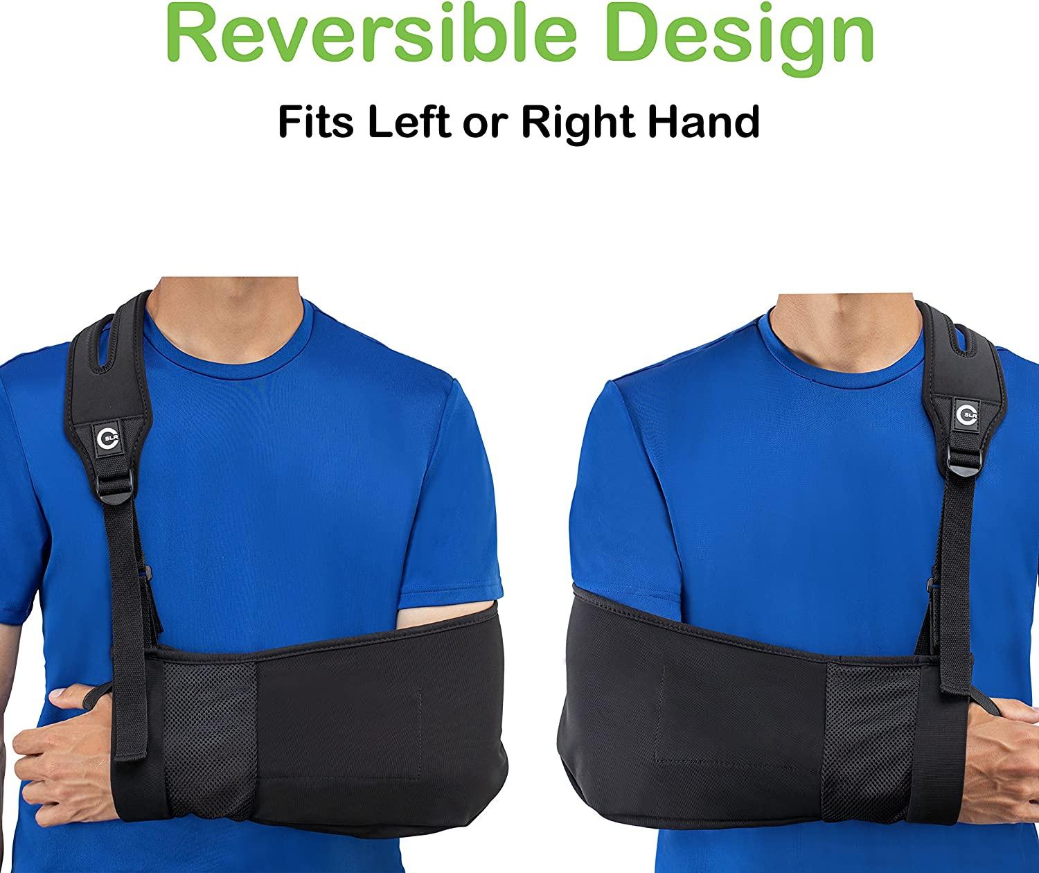 Medical Arm Sling with Split Strap Technology, Ergonomic Design by