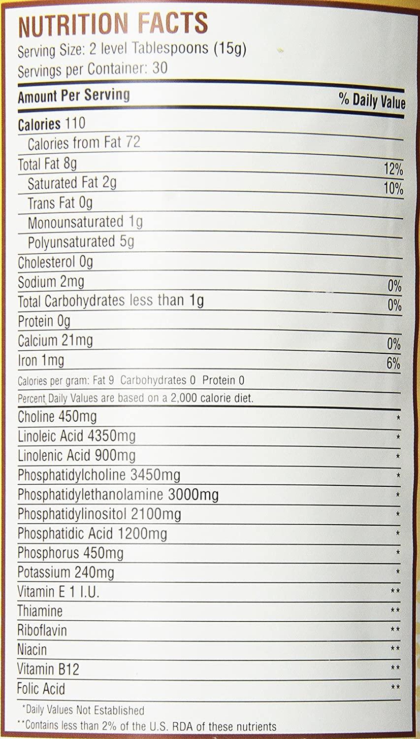 Fearn Natural Foods Lecithin Granules, 16 Ounce 1 Pound (Pack of 1)