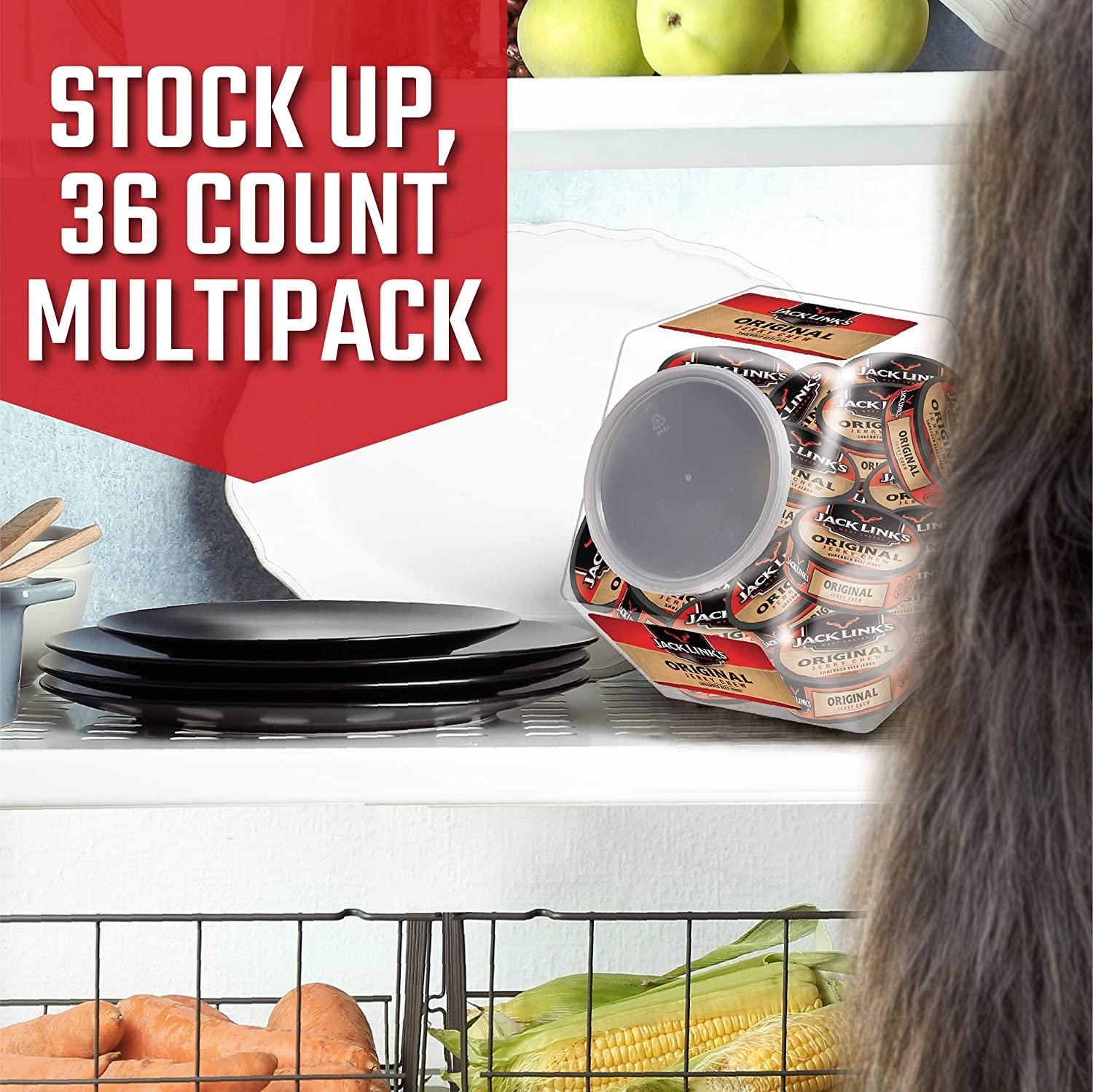 Jack Links Original Flavor Shredded Beef Jerky Chew - 36 Jack Links Original Flavor Shredded Beef Jerky Chew - 36