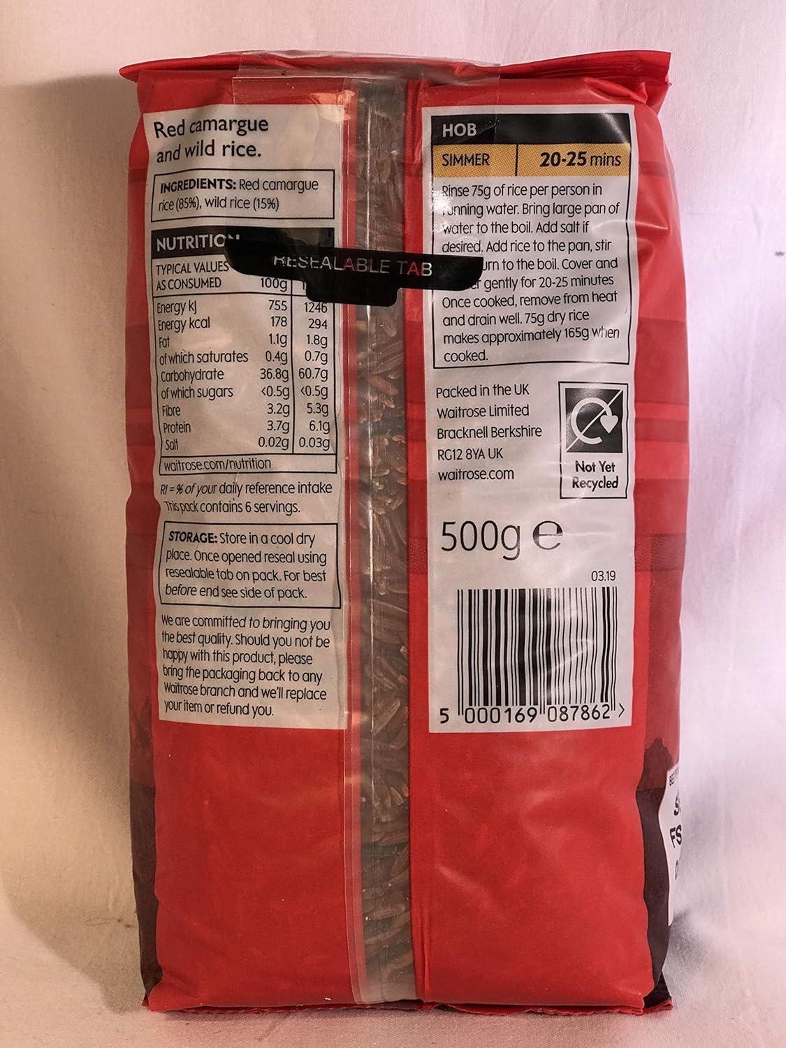 Red Camargue & Wild Rice Waitrose Love Life 500g