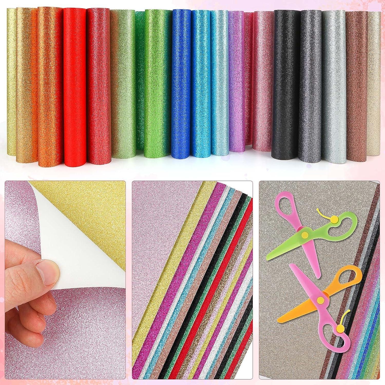 BigOtters Glitter Cardstock Paper 40 Sheets Sparkly Paper Premium Craft