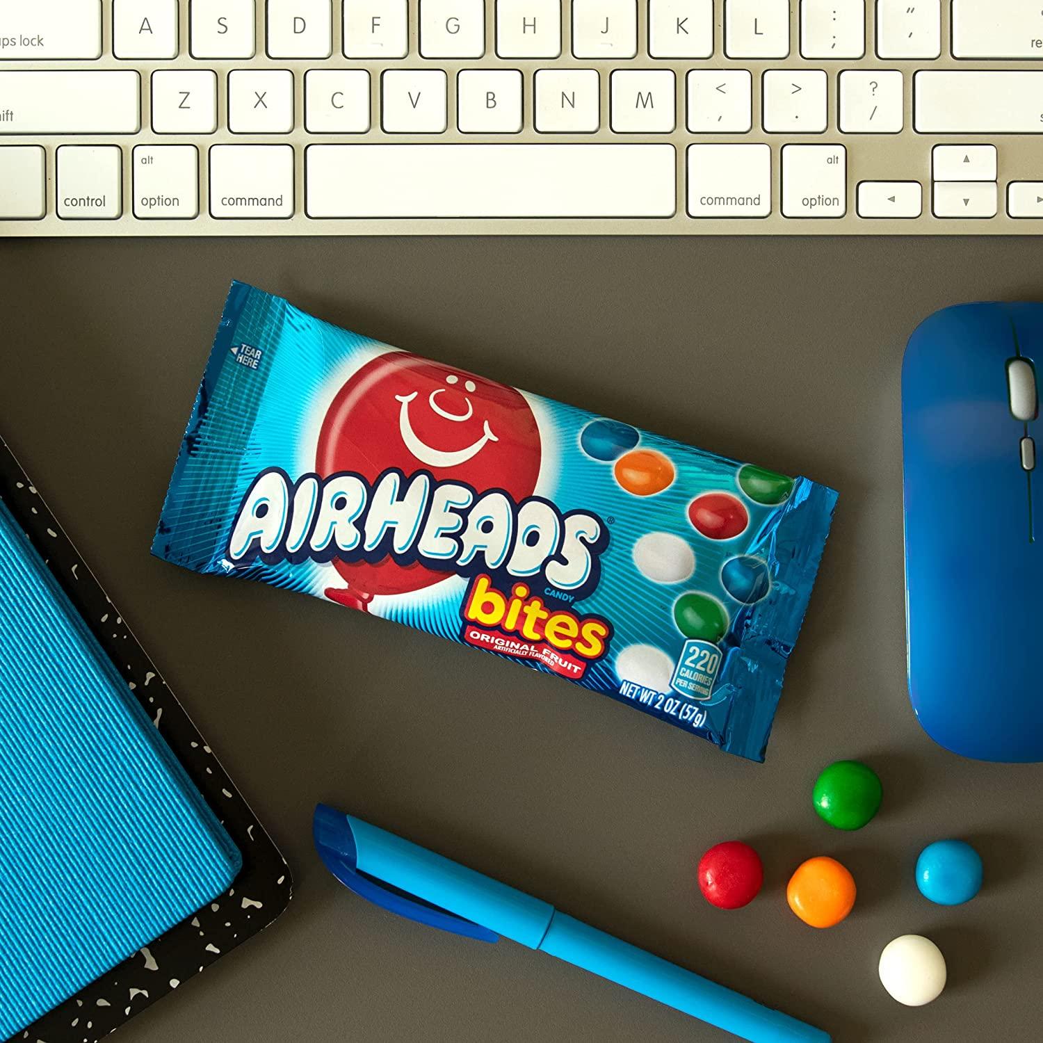 Airheads Candy Bites Assorted Fruit Flavor 2 Oz. Pack Of 18
