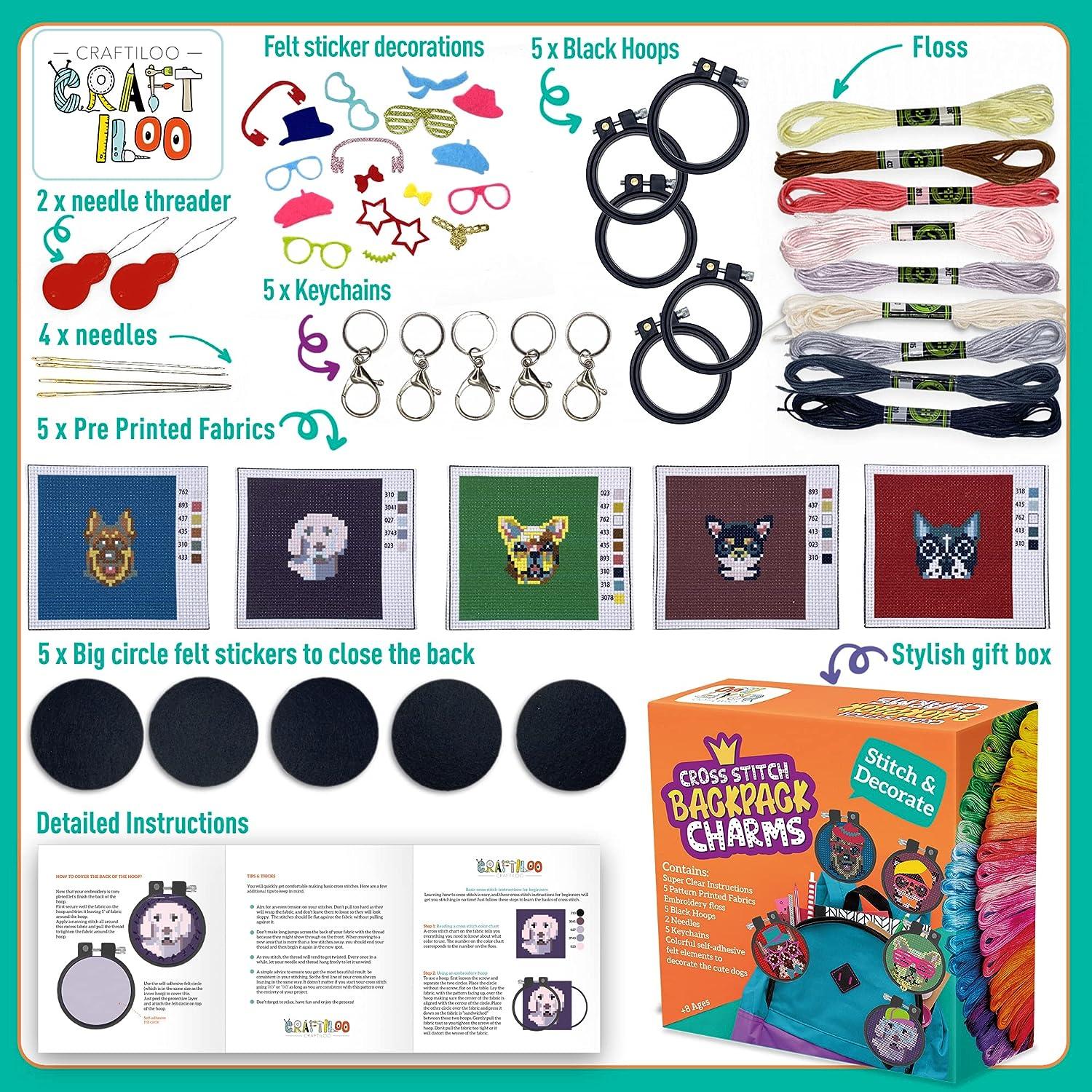 Beginner-Cross-Stitch-Kits-5X 5/
