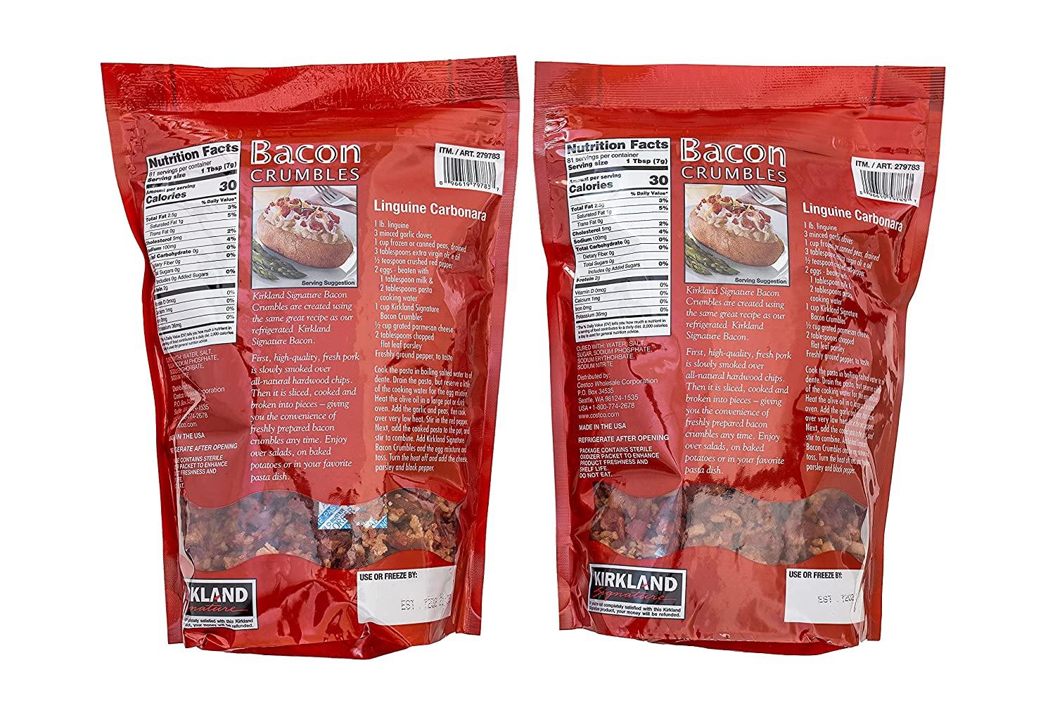 Kirkland Signature Crumbled Bacon Bits, 20 oz 2 Pack