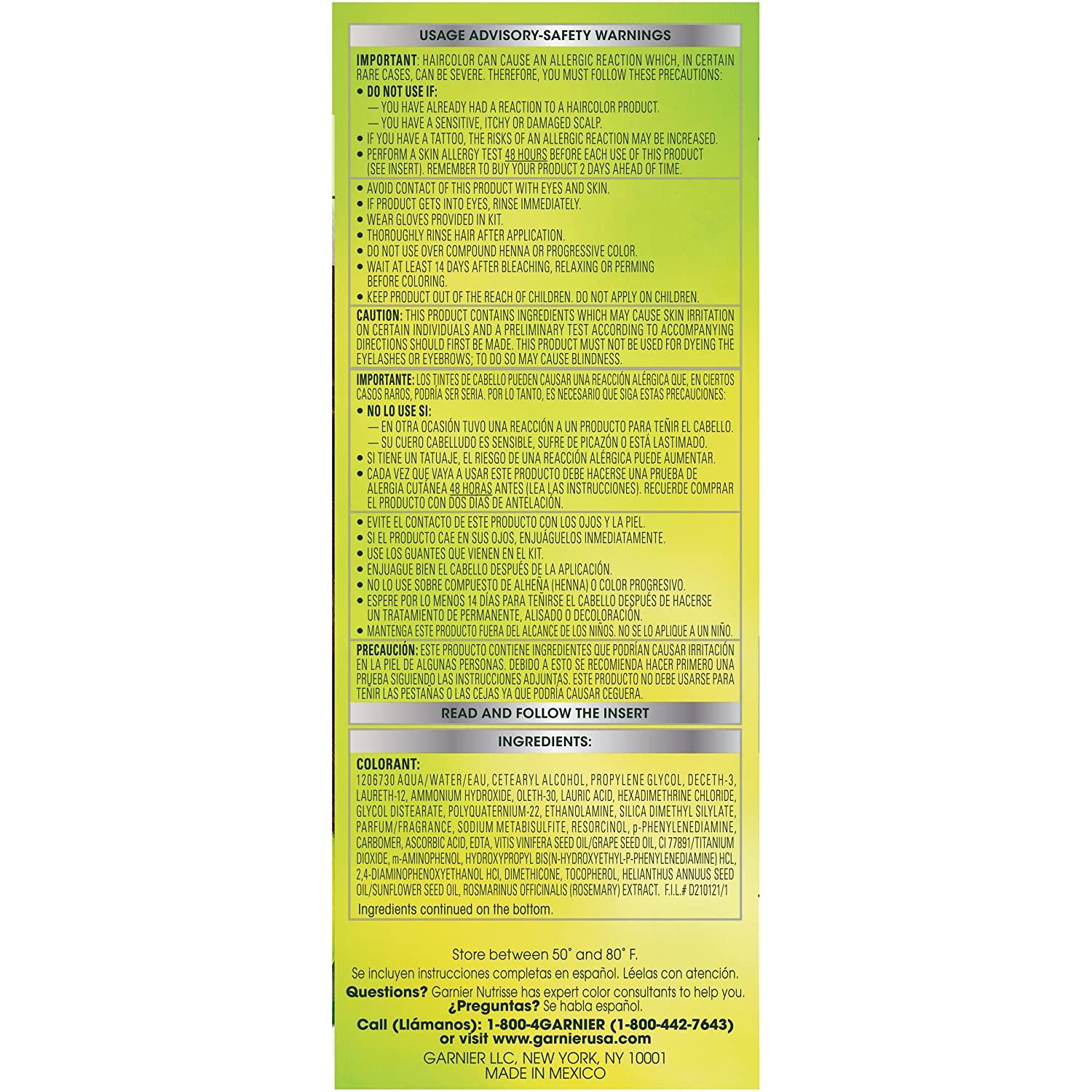 Garnier Nutrisse Ultra Coverage 600 Deep Light Natural Brown Hair Dye