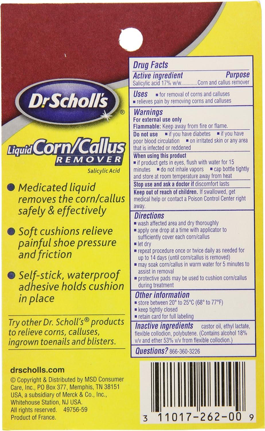 Bayer Dr. Scholls Liquid Corn/Callus Remover 17% Salicylic Acid