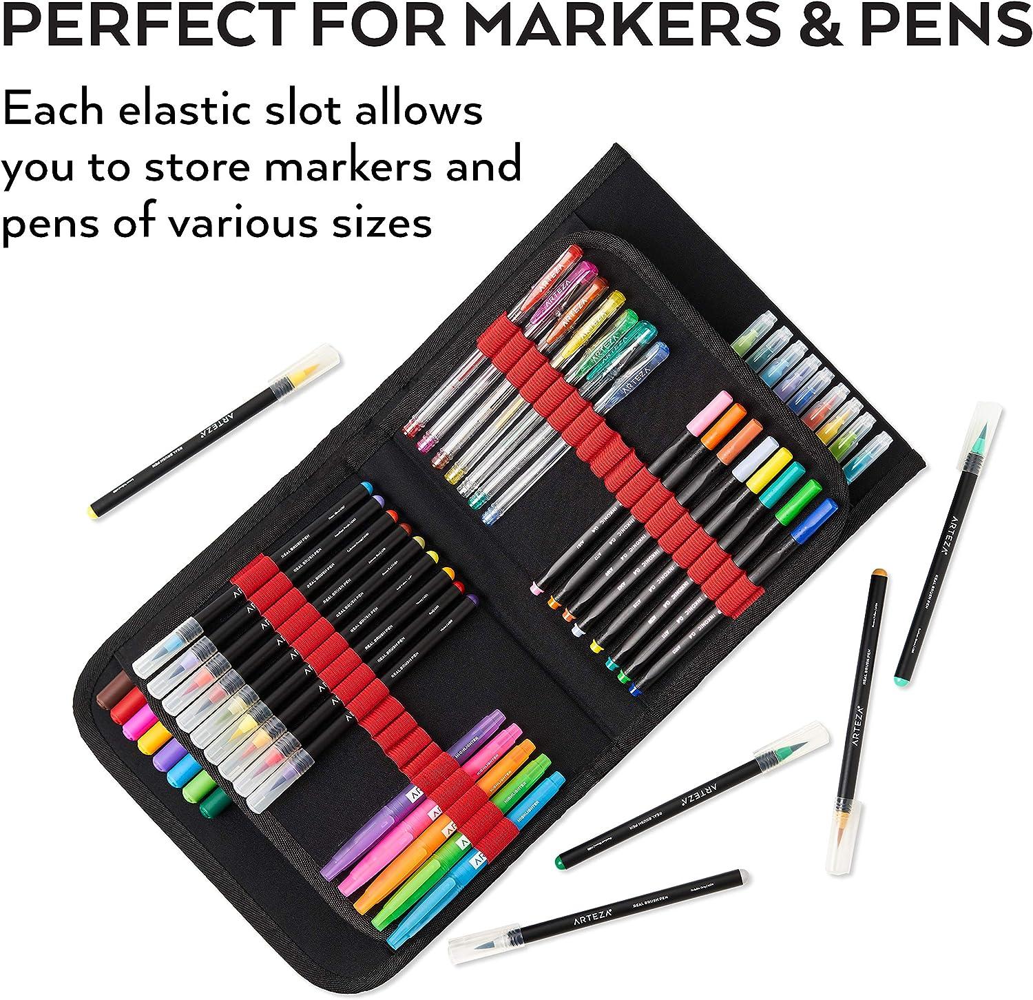 Stationery Art Marker Pens Portable Case Detachable Holder Naeker