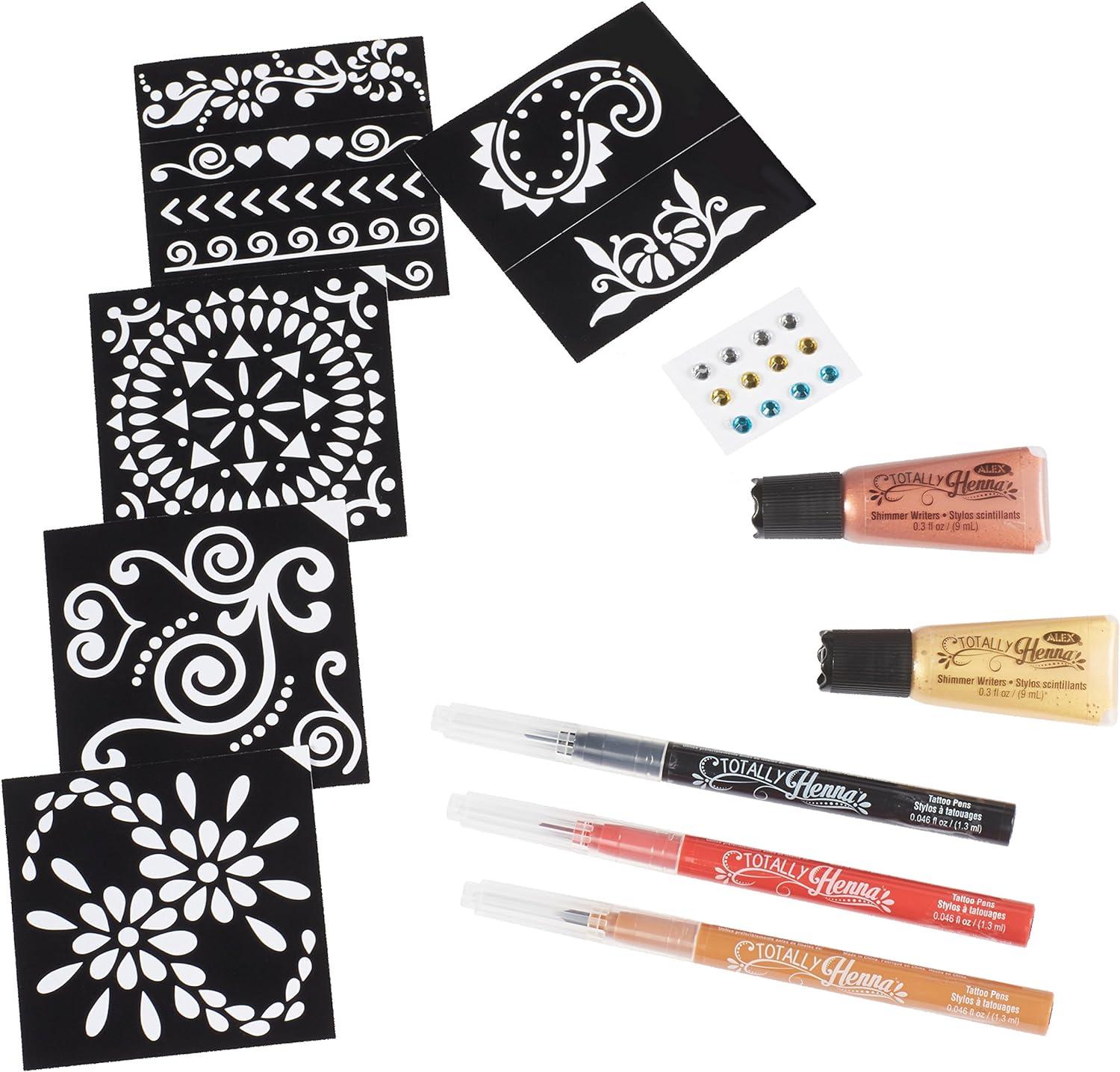 Buy Alex Spa Totally Henna Deluxe Set - Fun Girls Fashion Activity