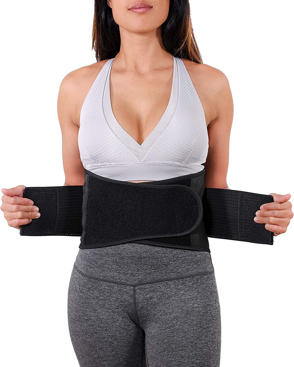 NeoHealth Breathable Light Lower Back Brace Waist Trainer Belt