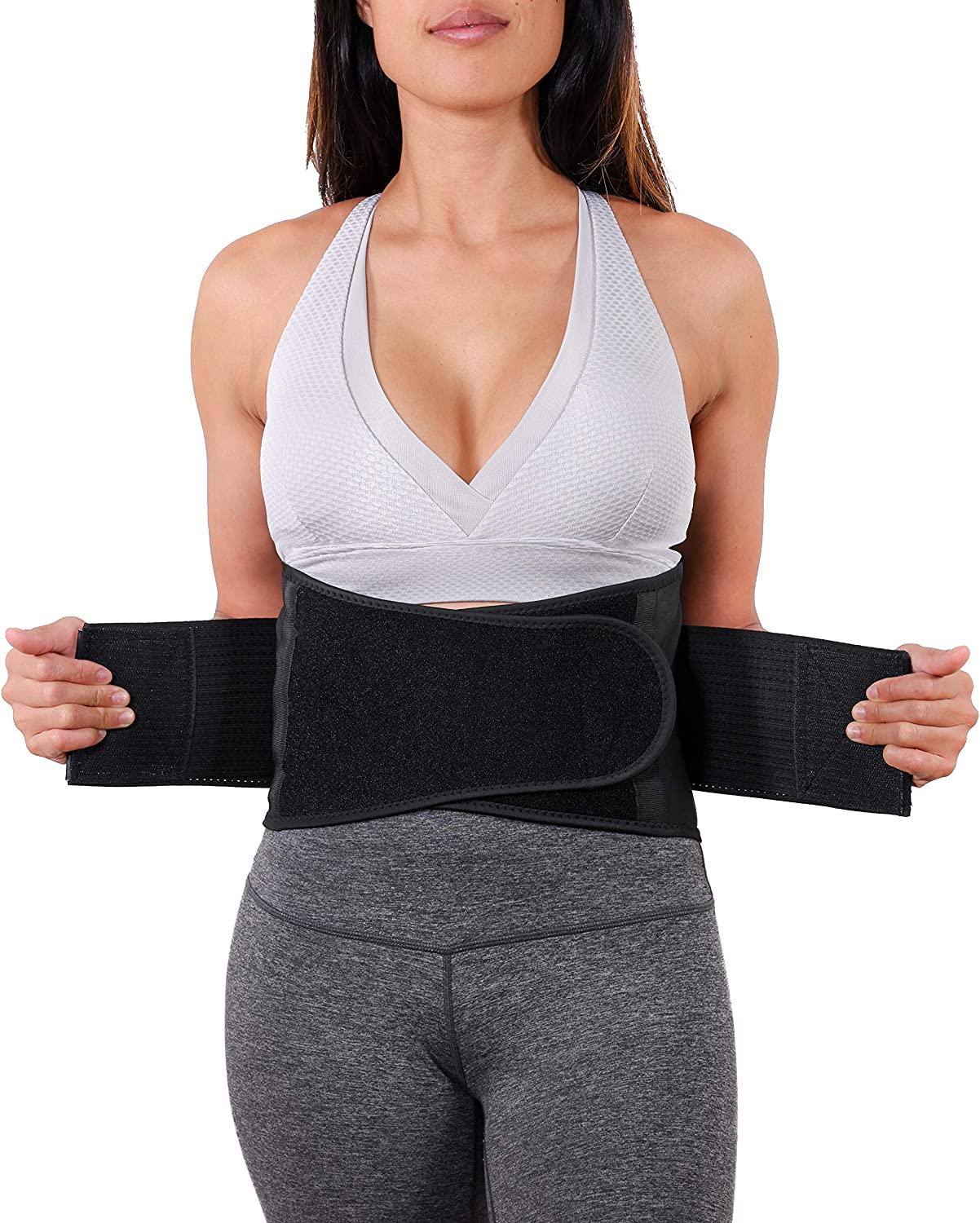 NeoHealth Breathable & Light Lower Back Brace, Waist Trainer Belt, Lumbar  Support Corset, Posture Recovery & Pain Relief, Waist Trimmer Ab Belt, Exercise Adjustable, Women & Men