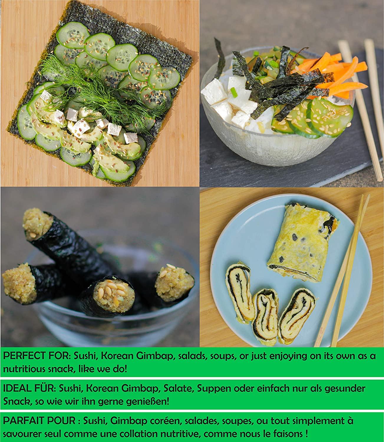 Sushi Nori Seaweed Sheets (Baked September 2022) S. Korea Family