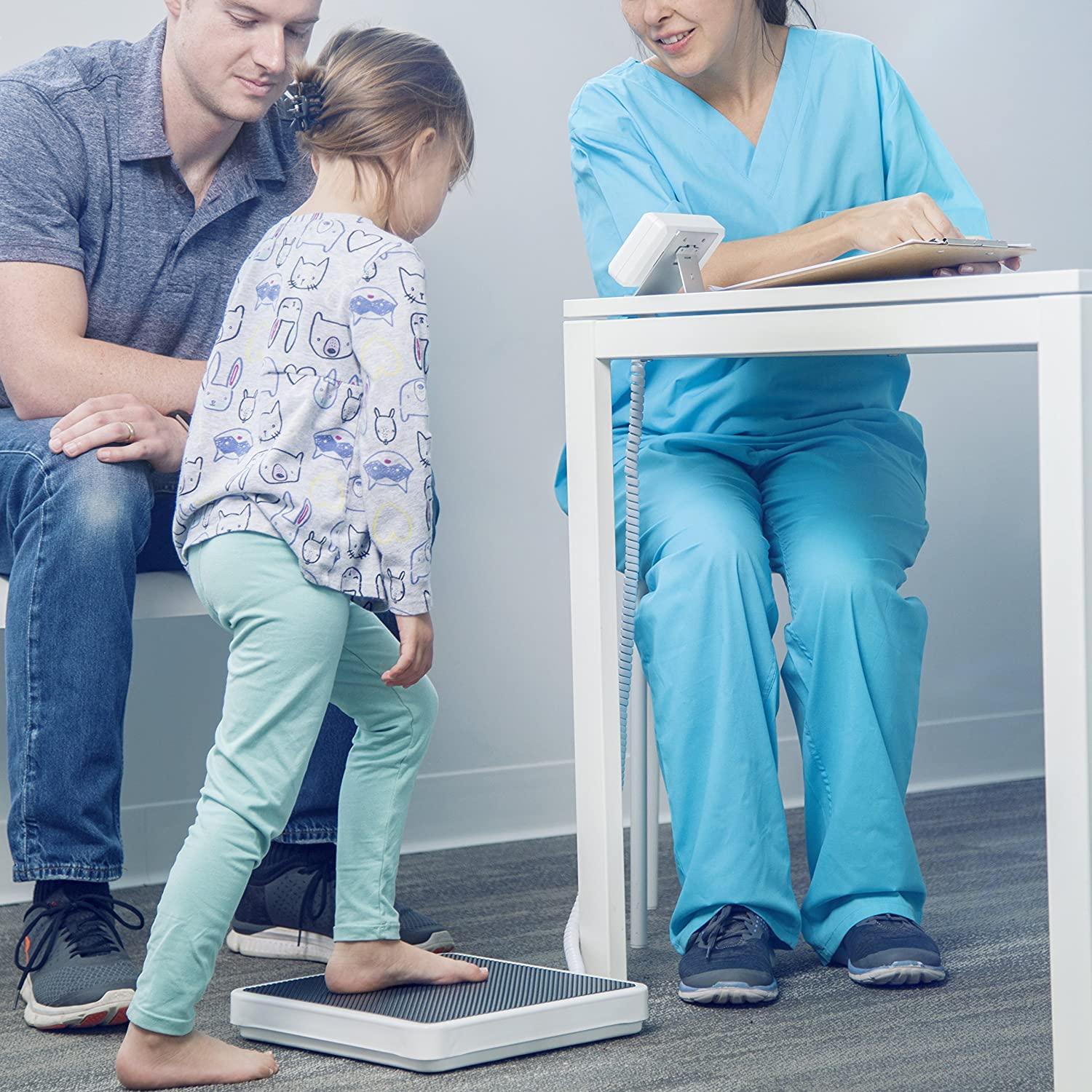 Medical Grade Floor Scale - Portable - Easy to Read Digital Display - Heavy  Duty - Home, Hospital & Physician Use - Pound & Kilogram Settings - 12 x