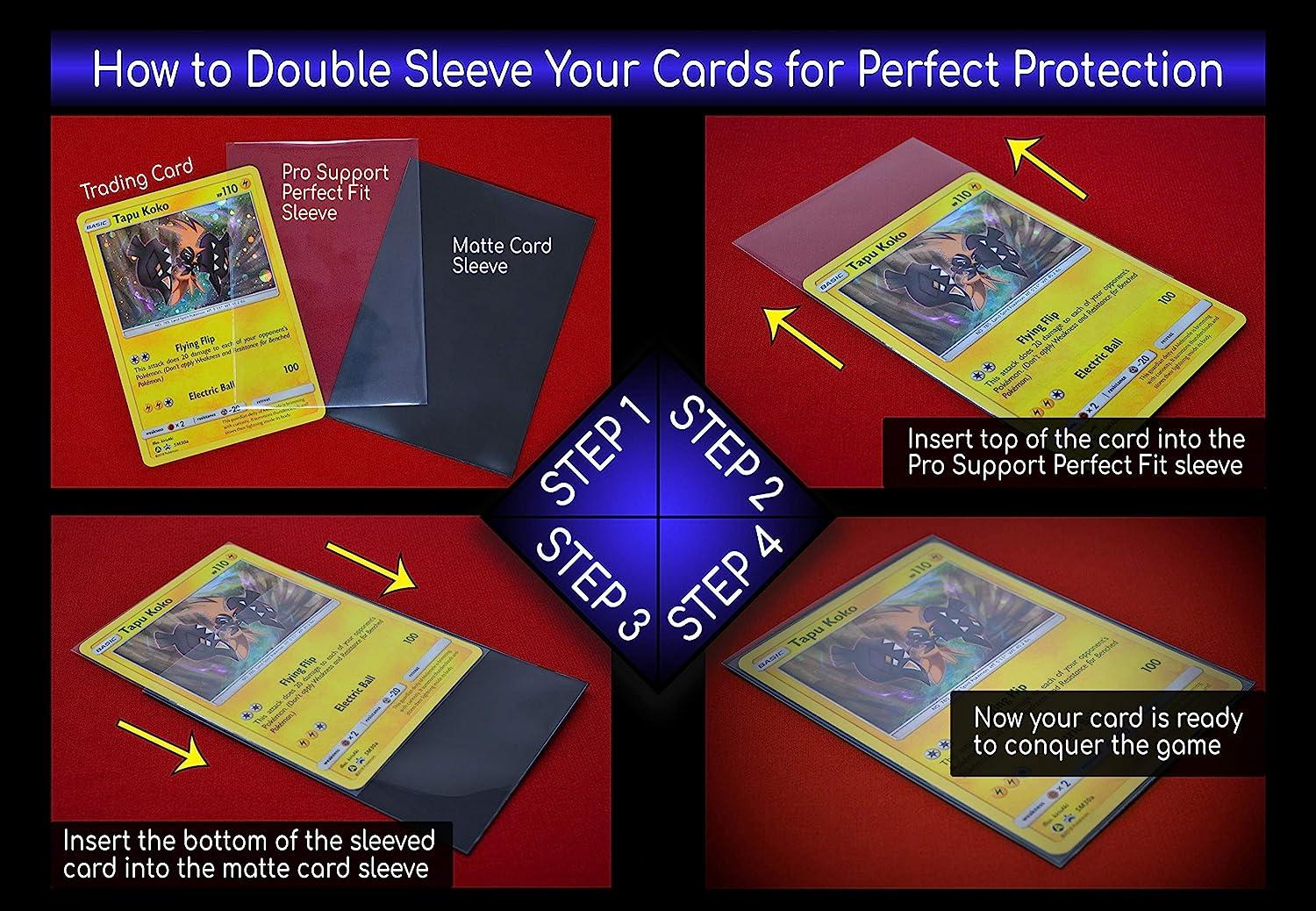 pokemon cards sleeves under 200 Trading Card Standard Size Sleeves (200-Pack)