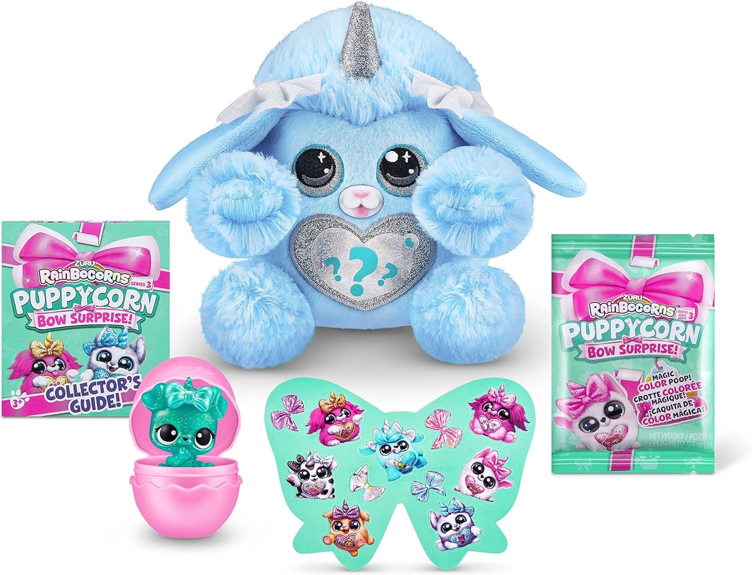 Rainbocorns Puppycorn Rescue (Poodle) By ZURU, Collectible Plush, Stuffed Animal Girl Toys, Surprise Egg, Stickers, Syringe - View #10