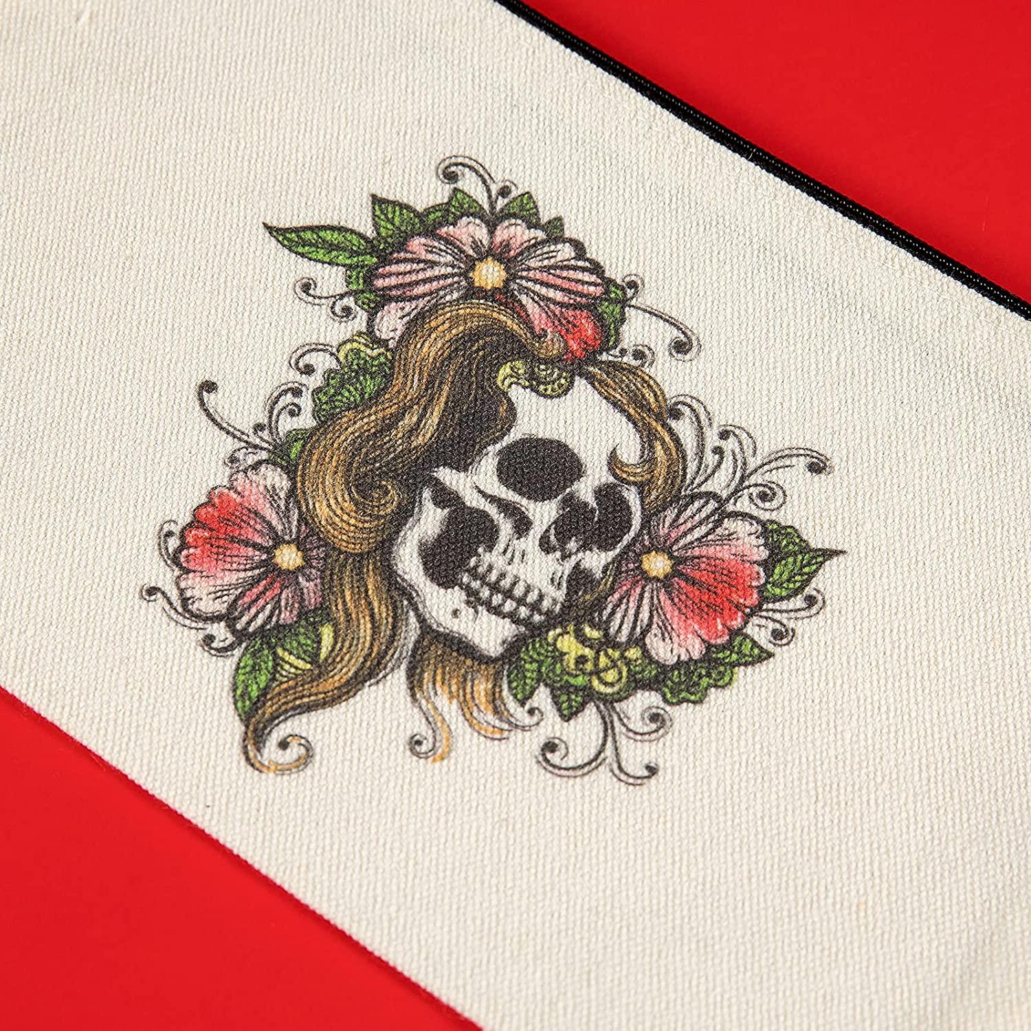 Skull cosmetic deals bag