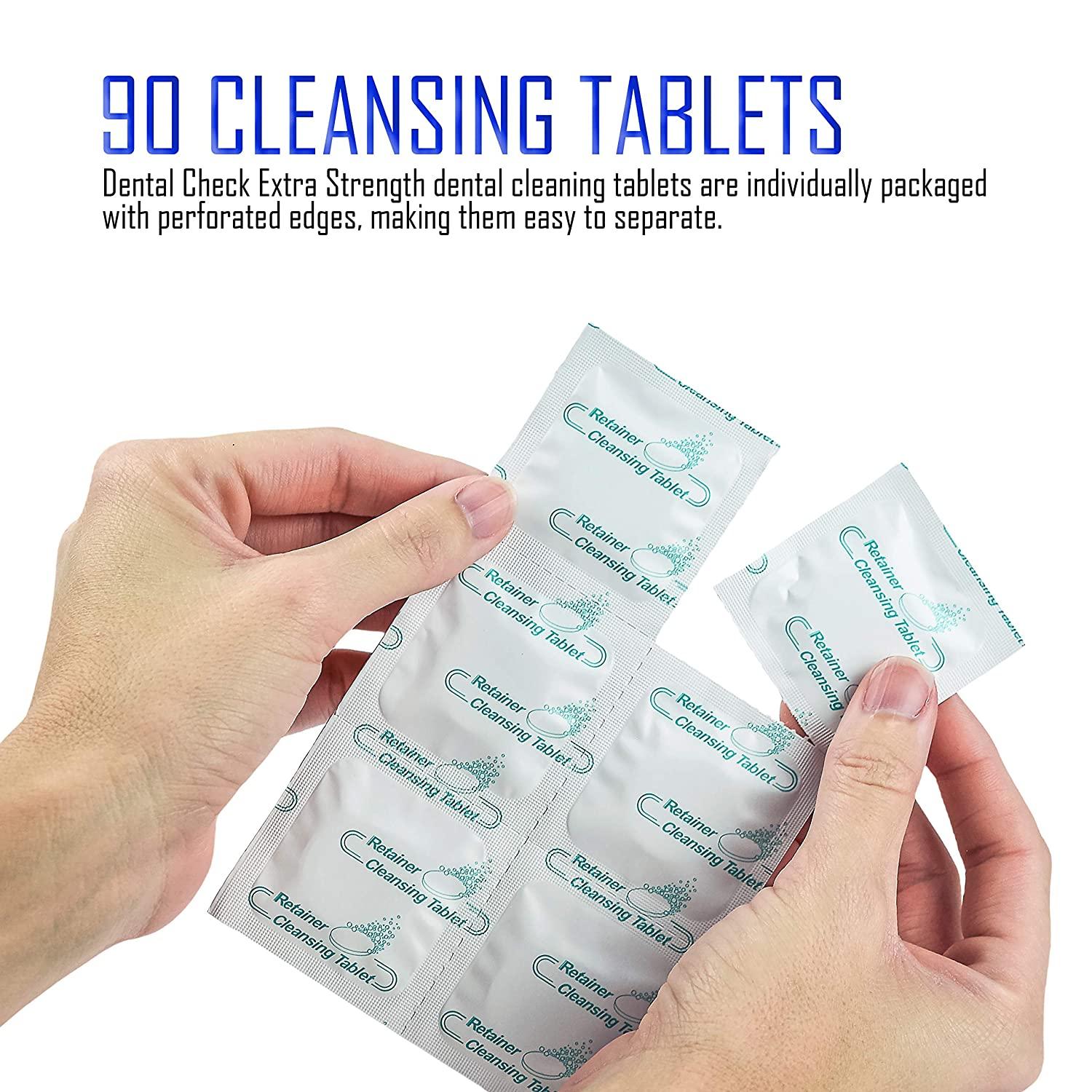 Retainer and Denture Cleaner 90 Tablets, 3 Month Supply Cleaning