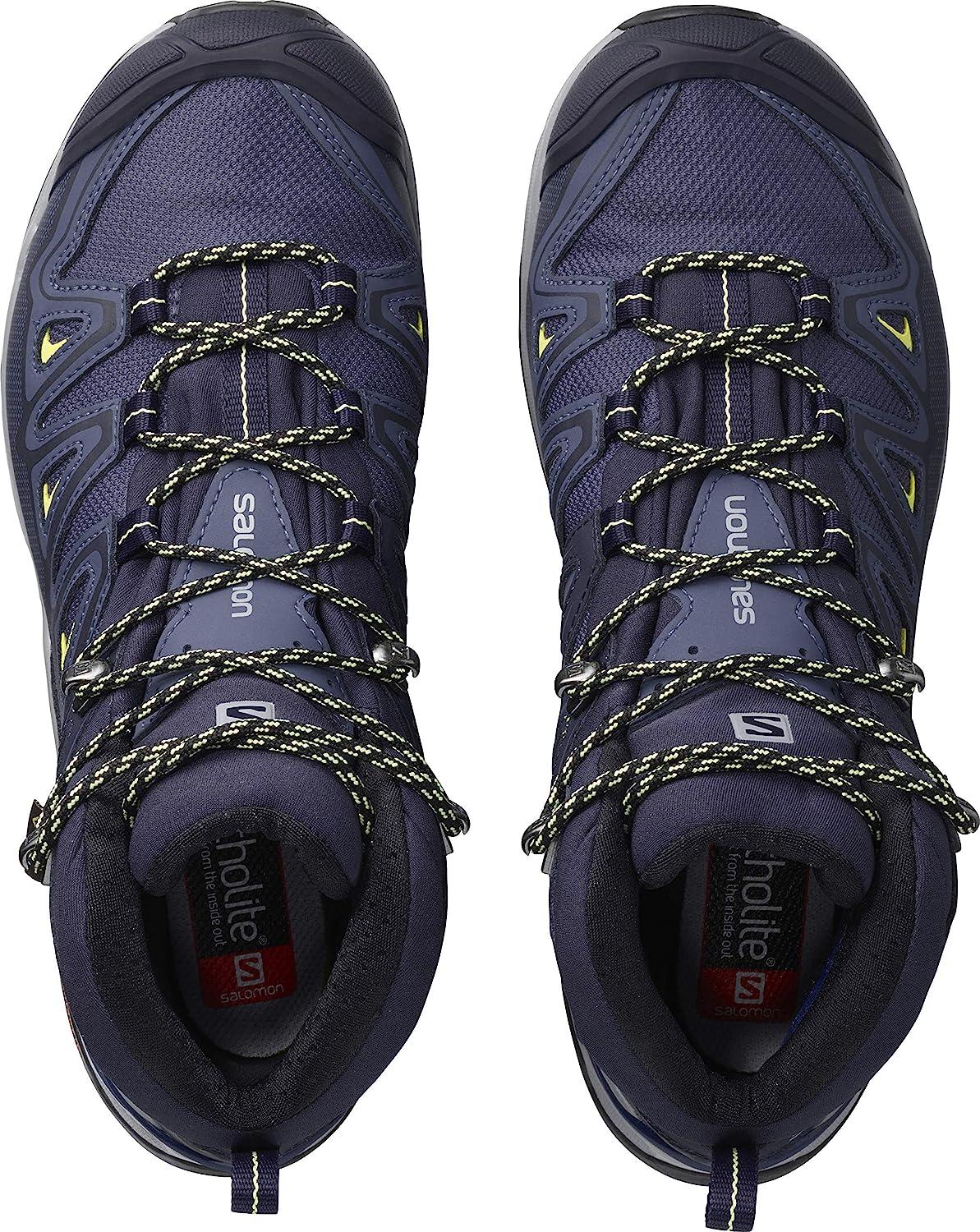 Salomon Women's X 3 MID GTX W Hiking Boots 11 Wide Crown Lime