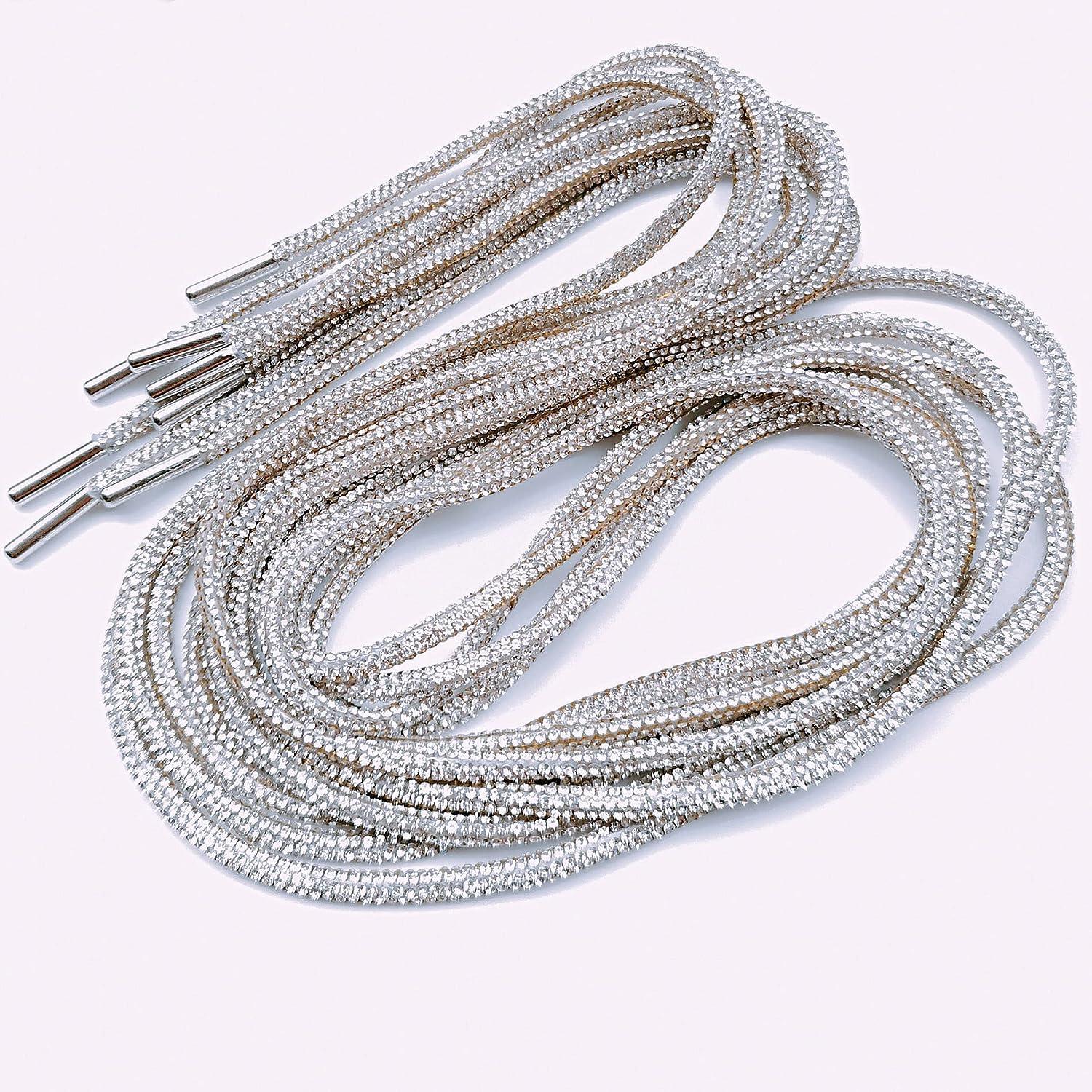 Crystal Rhinestone Shiny Glitter Rope Chain String Bridal Applique