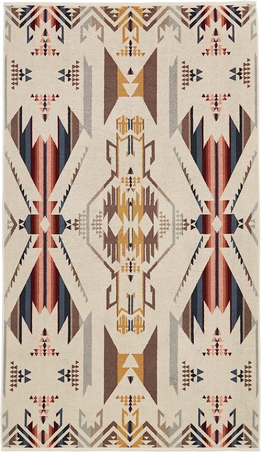 PENDLETON Coperta Arrotolabile White Sands In Cotone Leggero - 127x170 Cm - Trapuntata, Certificata OEKO-TEX, Per Divano, Letto, Picnic E Viaggi - Colore Sabbia