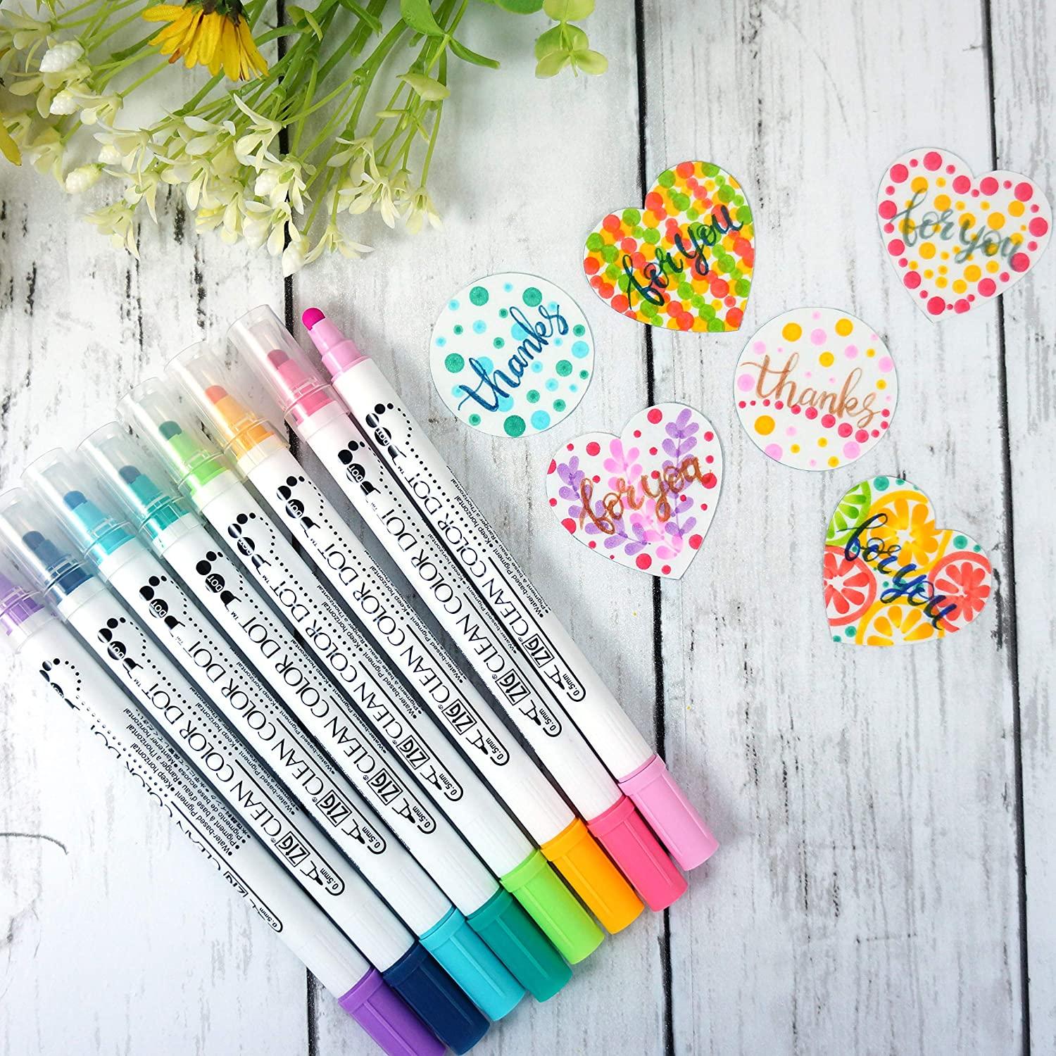 Kuretake ZIG Calligraphy Marker Pens, 12 Colors set