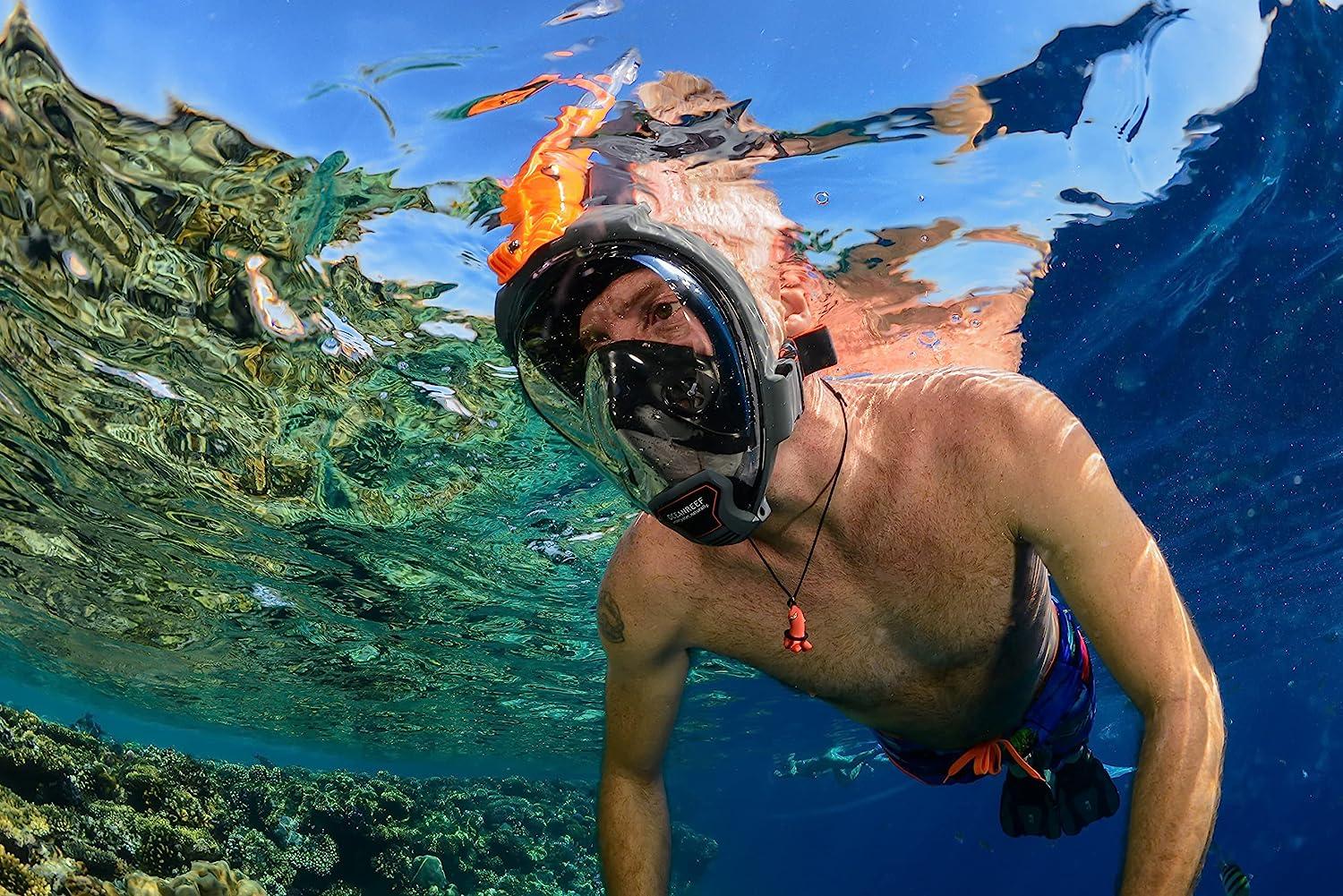 Ocean Reef Aria QR Full Face snorkelmasker - - met vinnen