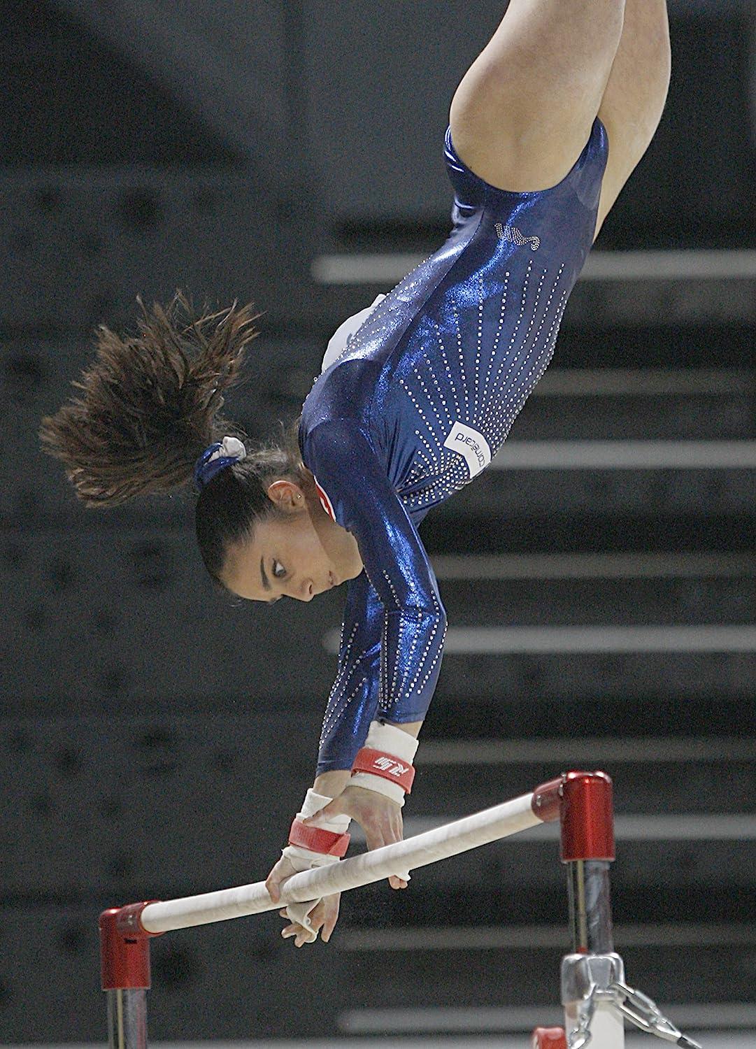 Reisport Women's Gymnastic Grips Uneven Double Buckle Bar Grips, No