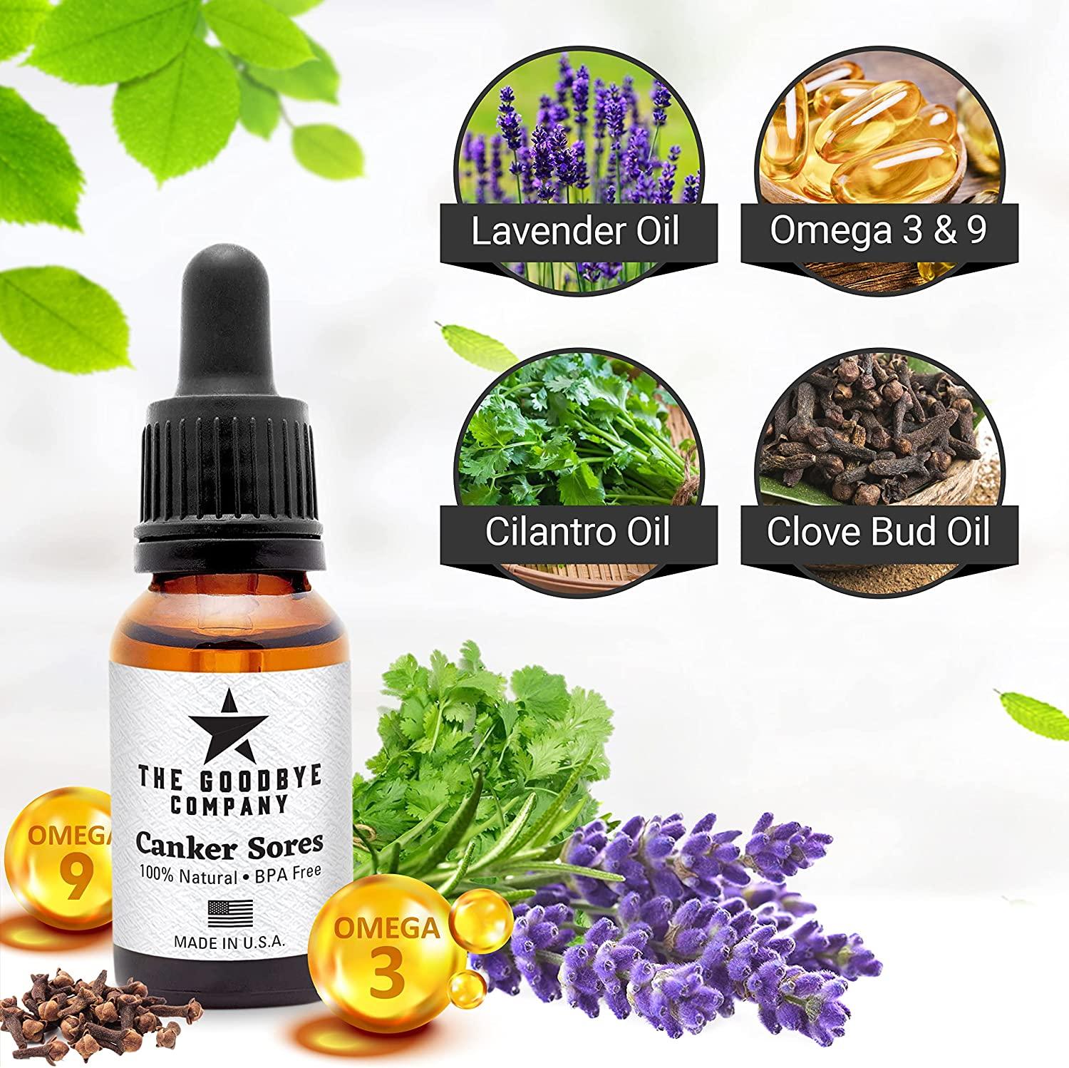 Goodbye Canker Sores Effective Essential Oil Serum for Mouth Ulcer Relief