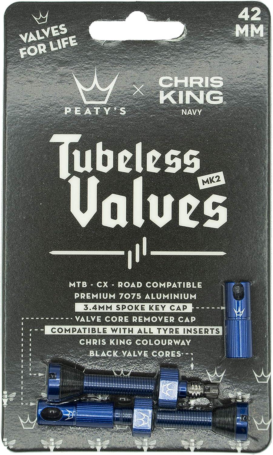 Peaty's x Chris King Tubeless Valves - MK2 - red