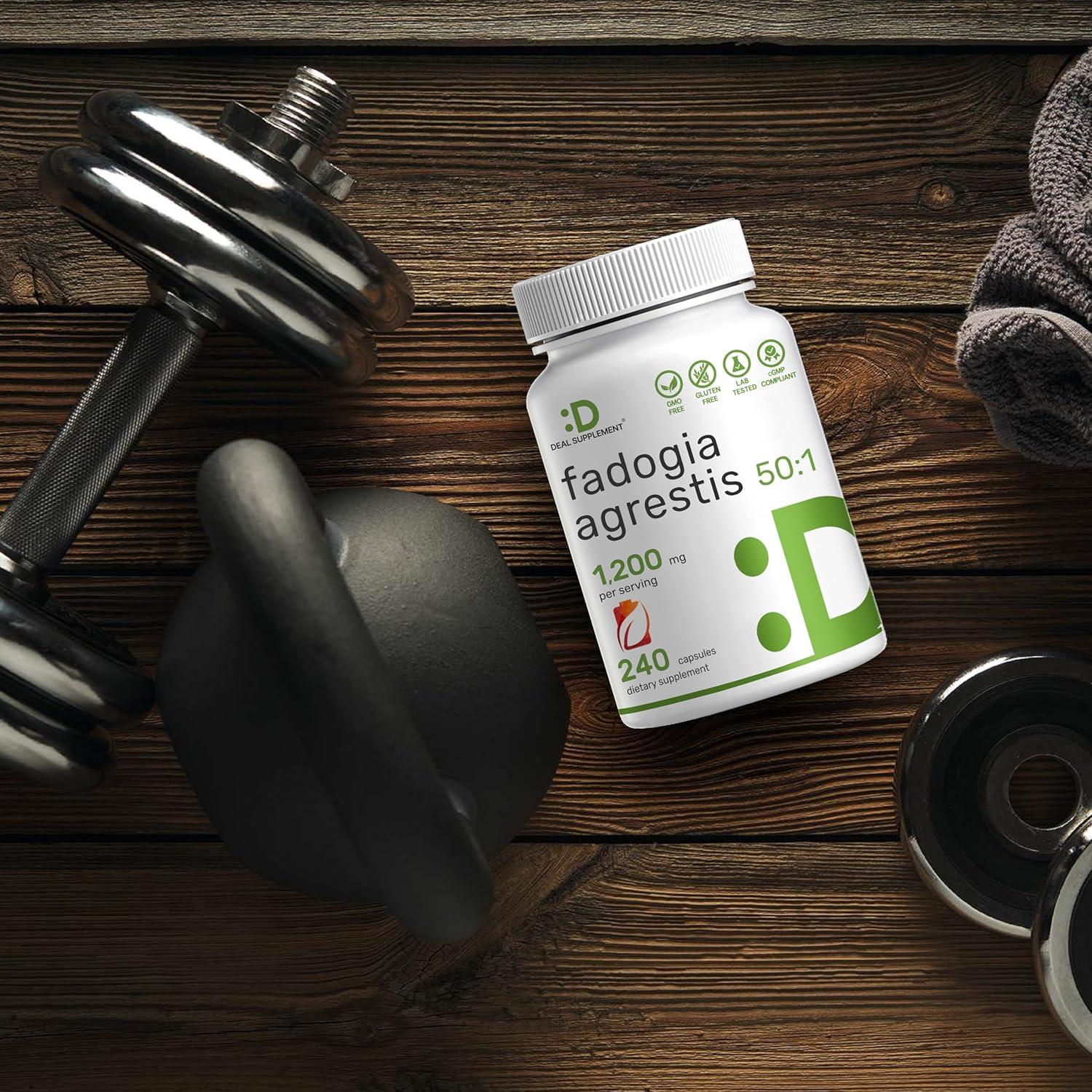 Fadogia Agrestis Extract 1200mg Per Serving, 240 Capsules - Third Party  Tested - Ultra Strength 50:1 Extract from Root, Plant Based, Highly  Purified and Bioavailable, Gluten Free, Non-GMO | Buy Now with