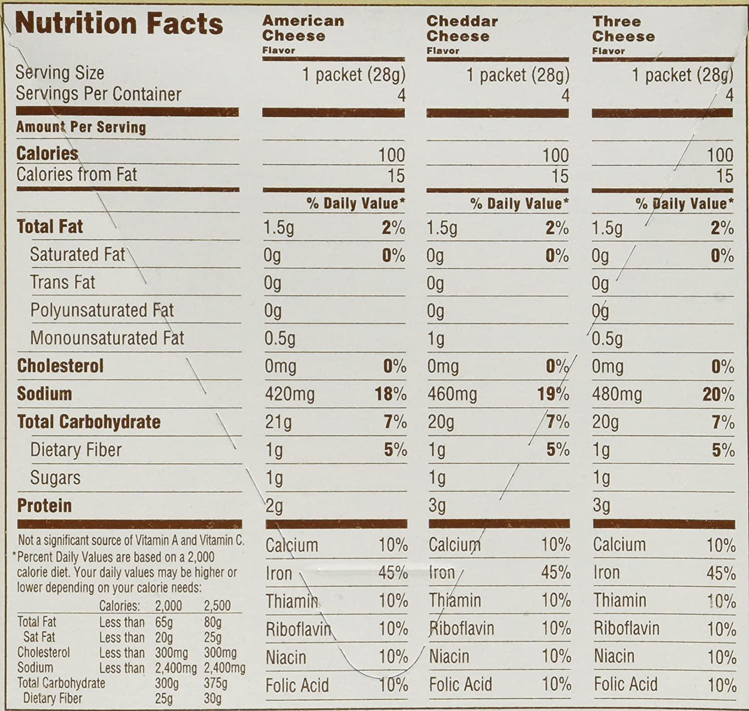 Quaker, Instant Grits Variety Pack, Cheese Lover's, 12oz Box (Pack of 3)